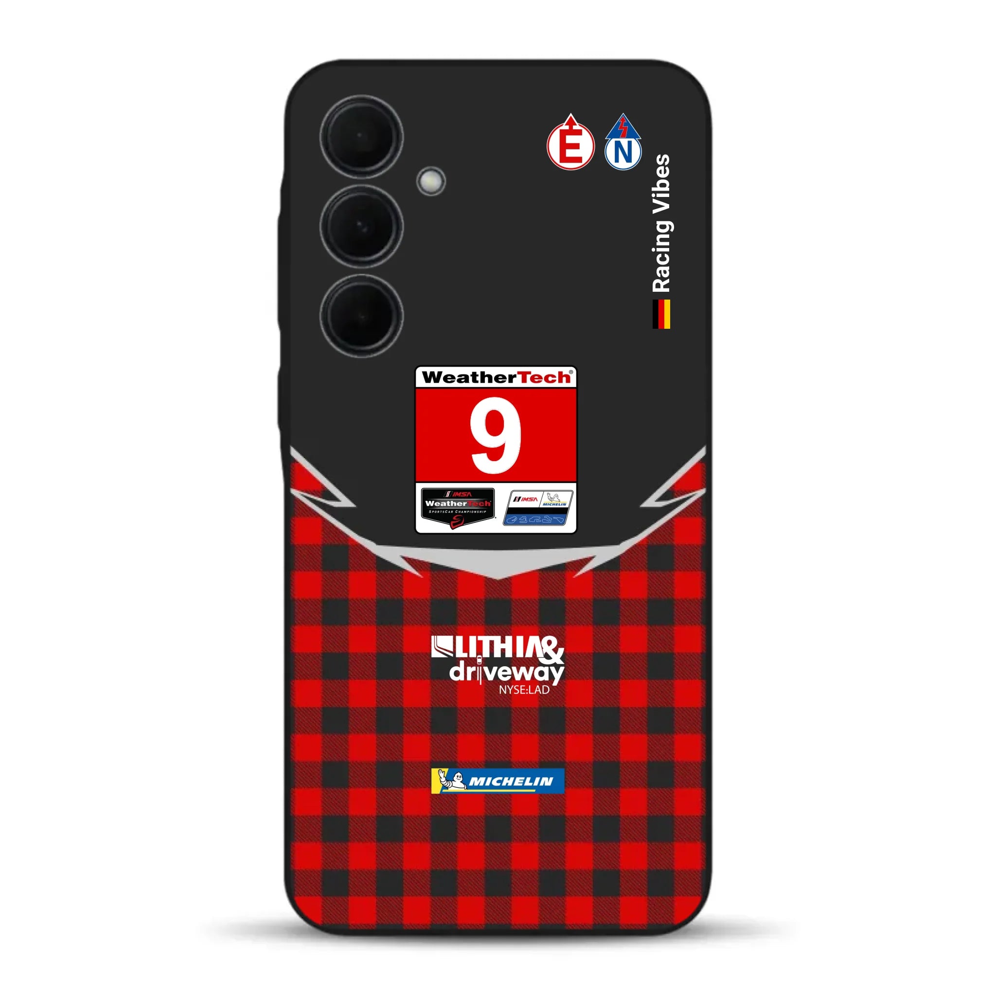 Pfaff Lamborghini Temerario GT3 IMSA 2026 Livery - Custodia per cellulare personalizzata per Samsung