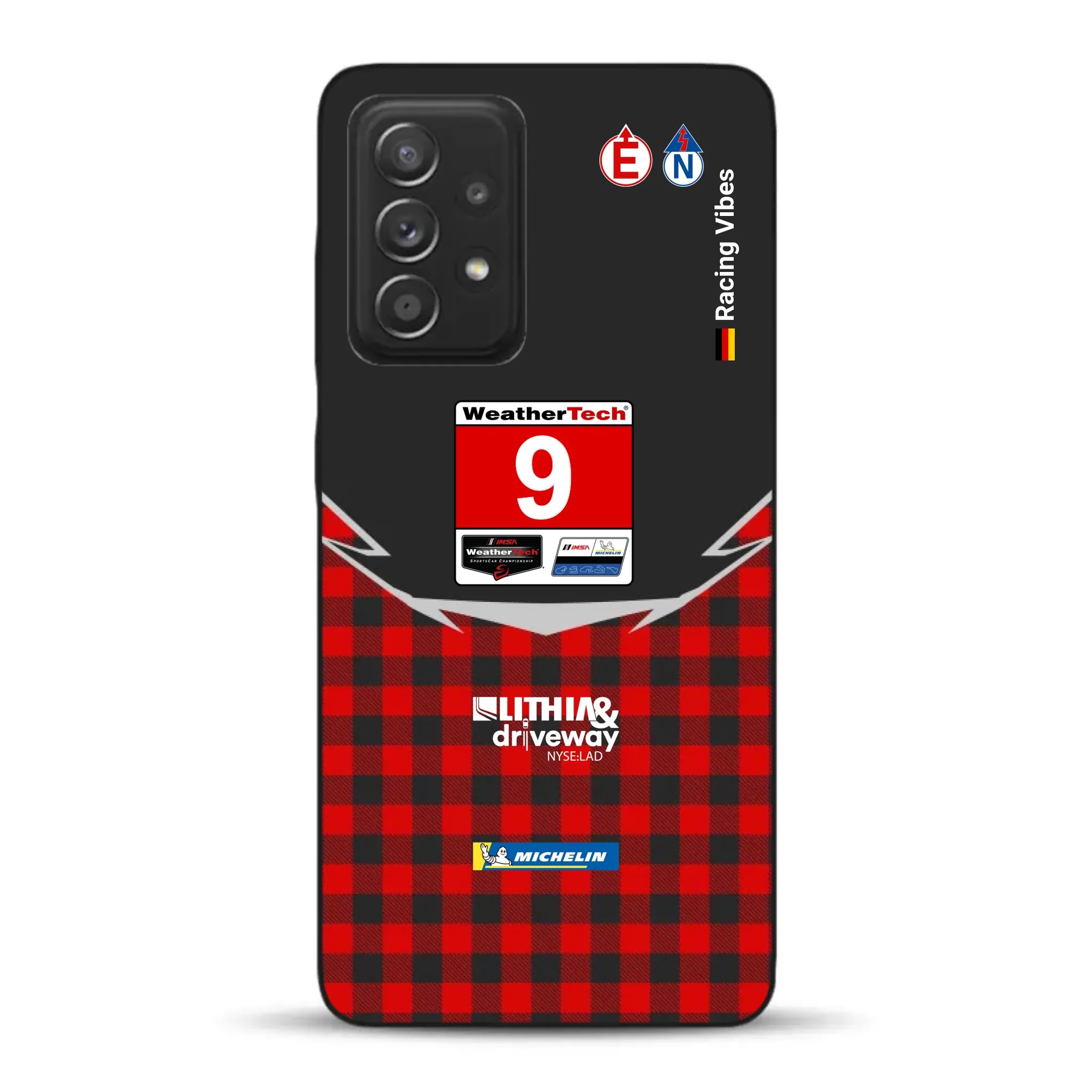 Pfaff Lamborghini Temerario GT3 IMSA 2026 Livery - Custodia per cellulare personalizzata per Samsung