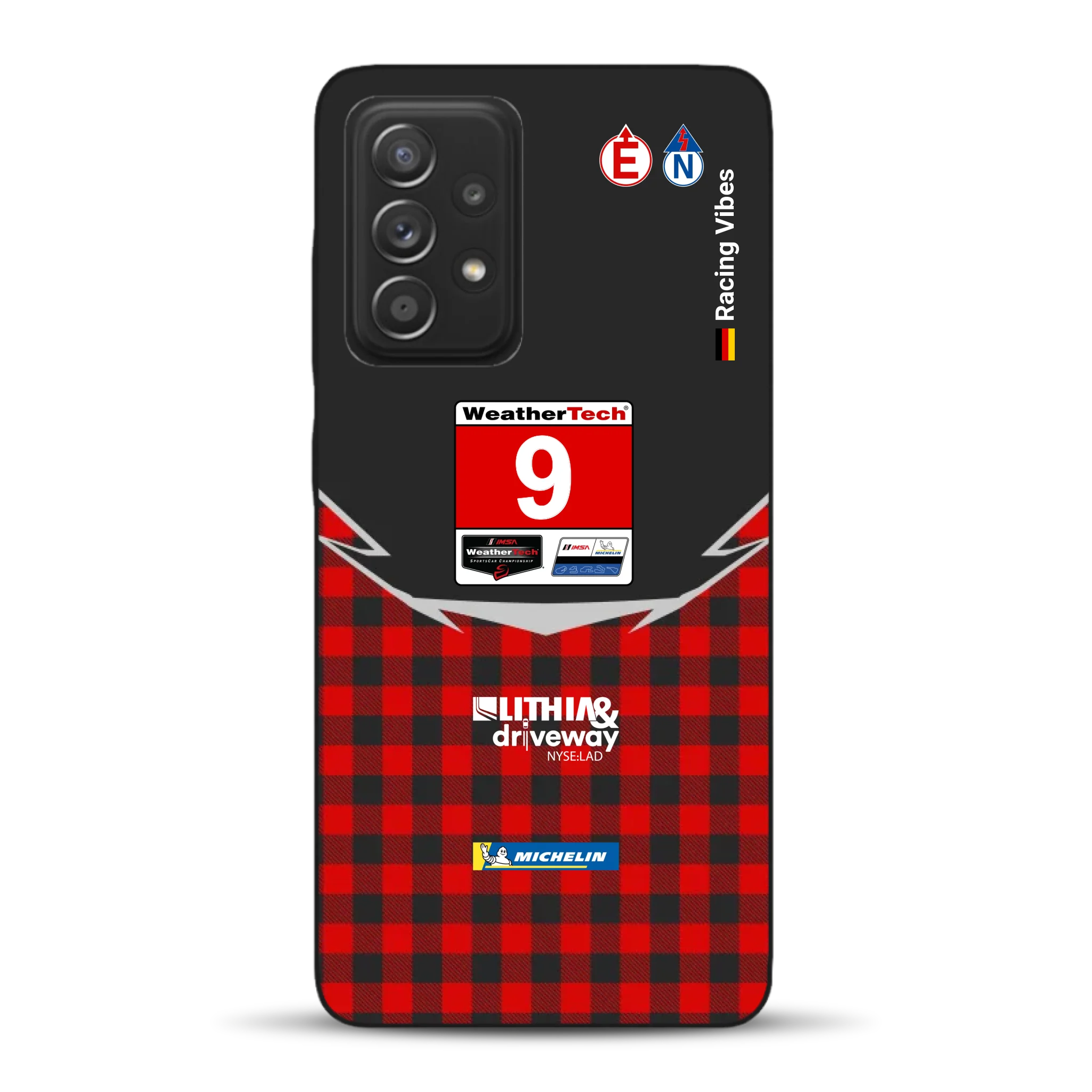 Pfaff Lamborghini Temerario GT3 IMSA 2026 Livery - Custodia per cellulare personalizzata per Samsung