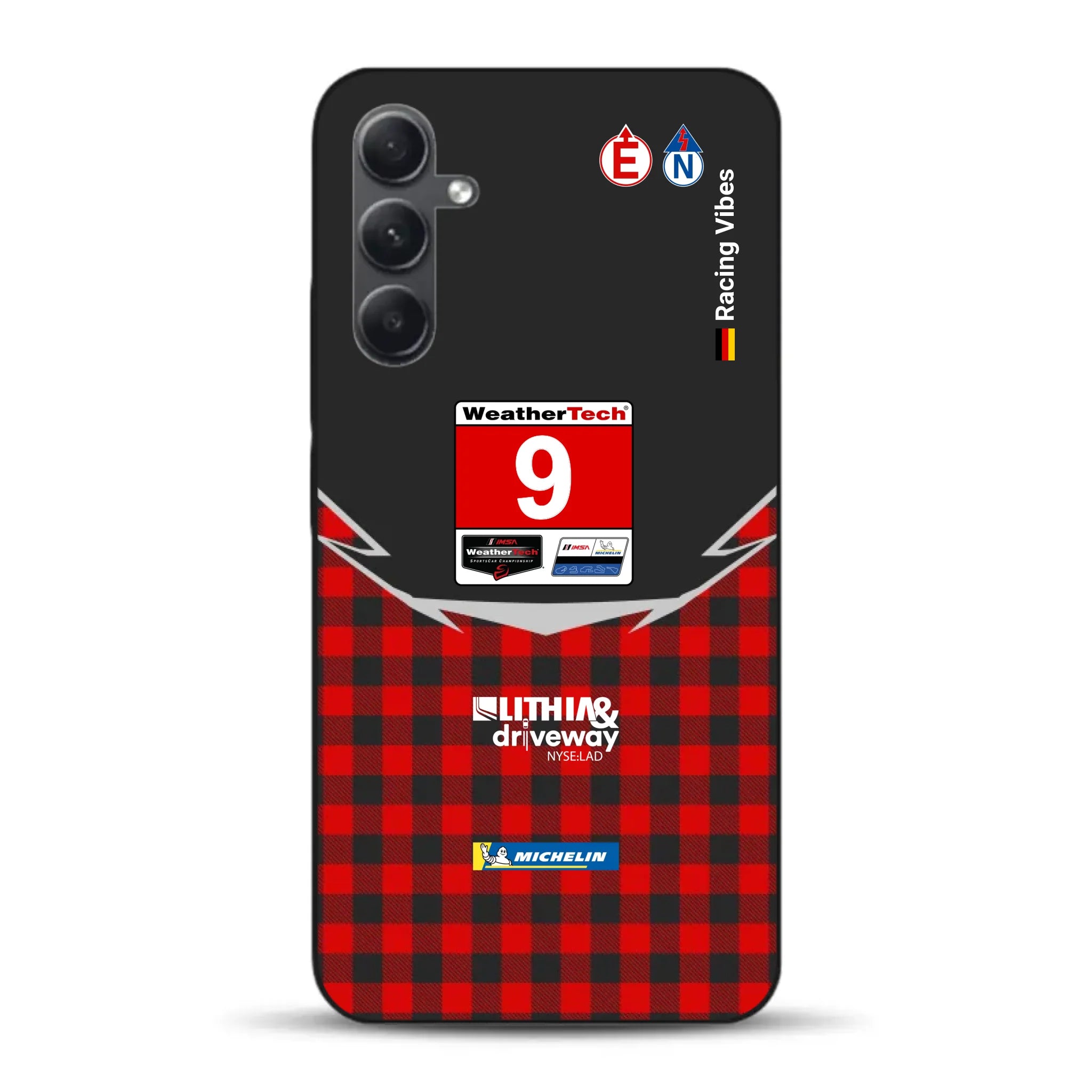 Pfaff Lamborghini Temerario GT3 IMSA 2026 Livery - Custodia per cellulare personalizzata per Samsung
