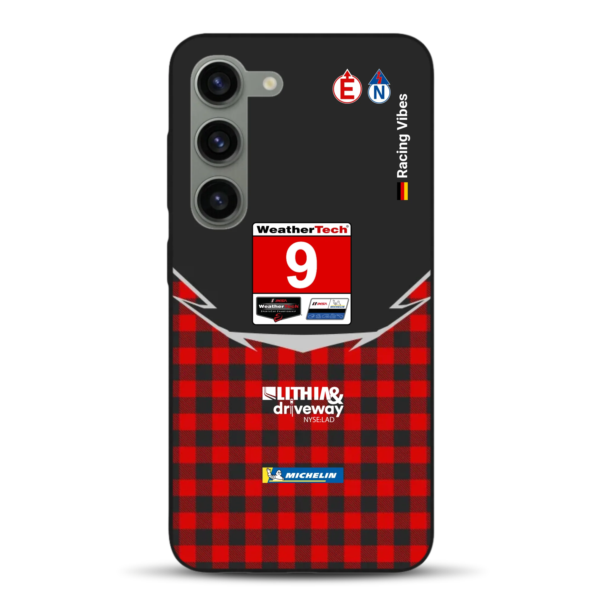 Pfaff Lamborghini Temerario GT3 IMSA 2026 Livery - Custodia per cellulare personalizzata per Samsung