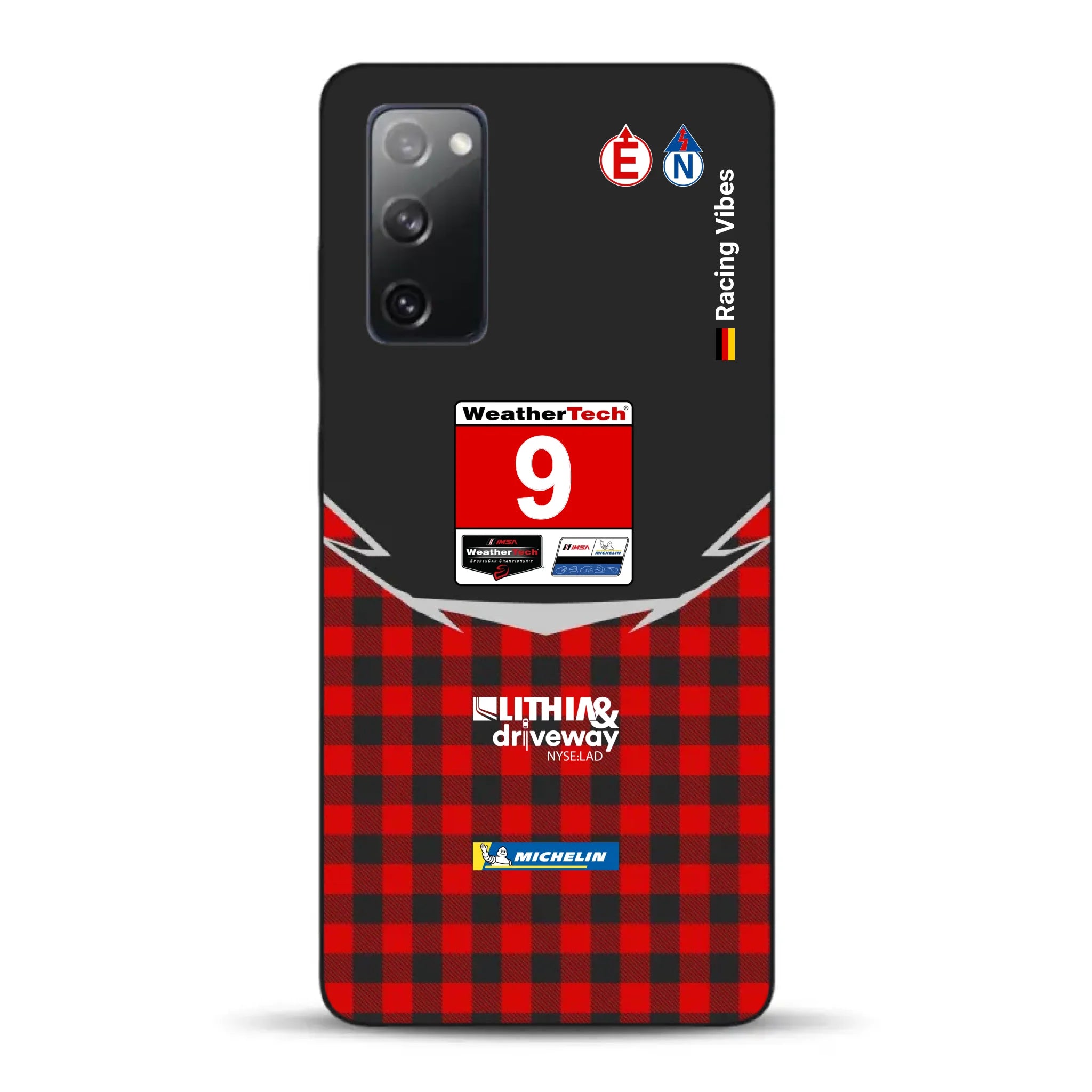 Pfaff Lamborghini Temerario GT3 IMSA 2026 Livery - Custodia per cellulare personalizzata per Samsung