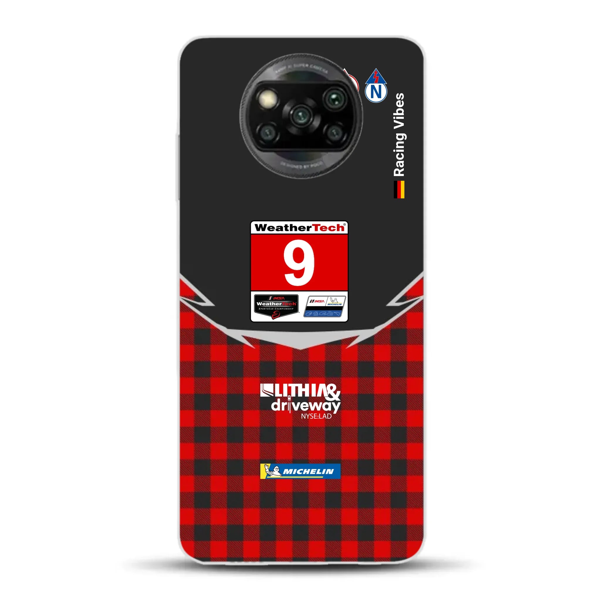 Pfaff Lamborghini Temerario GT3 IMSA 2026 Livery - Custodia per cellulare personalizzata per Xiaomi