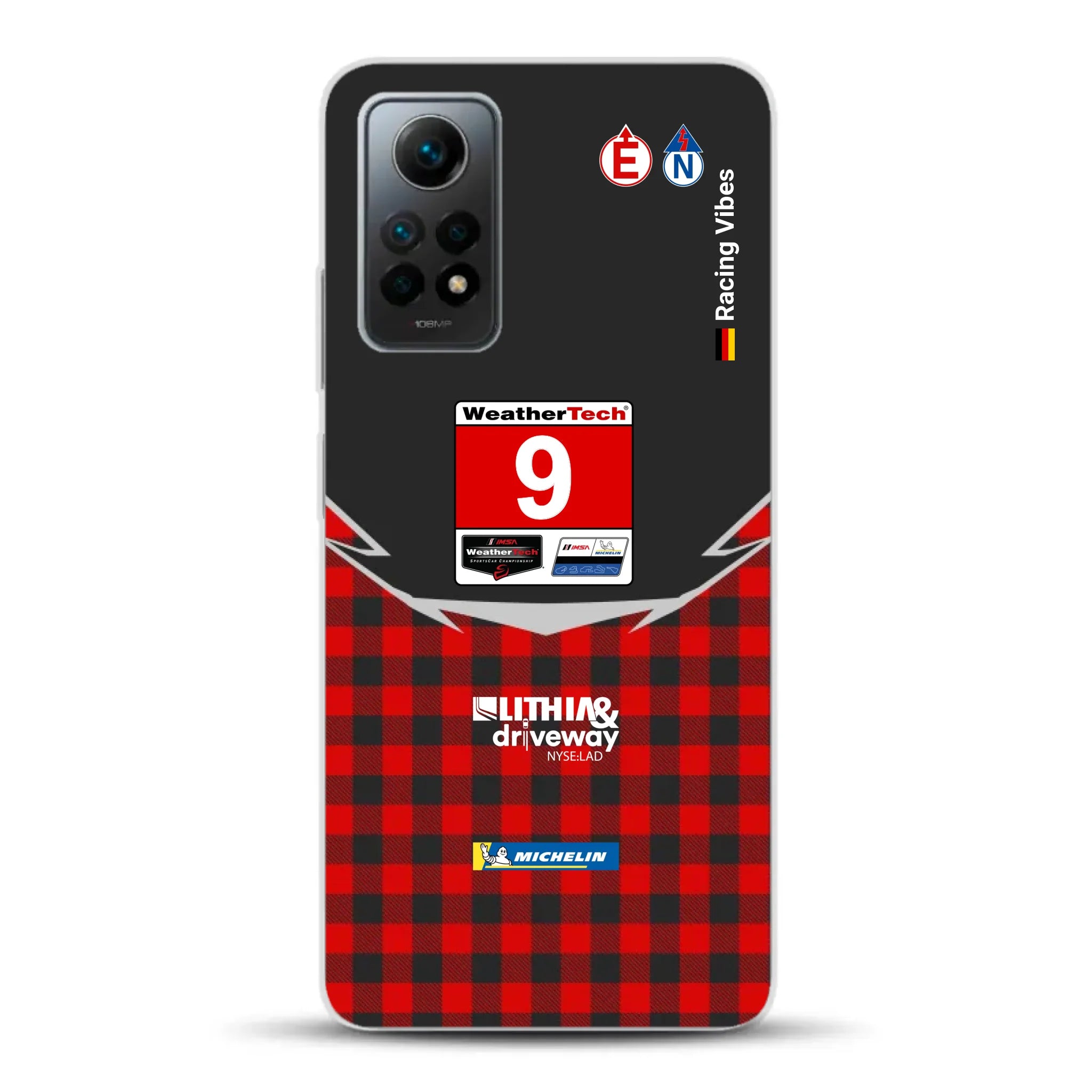Pfaff Lamborghini Temerario GT3 IMSA 2026 Livery - Custodia per cellulare personalizzata per Xiaomi