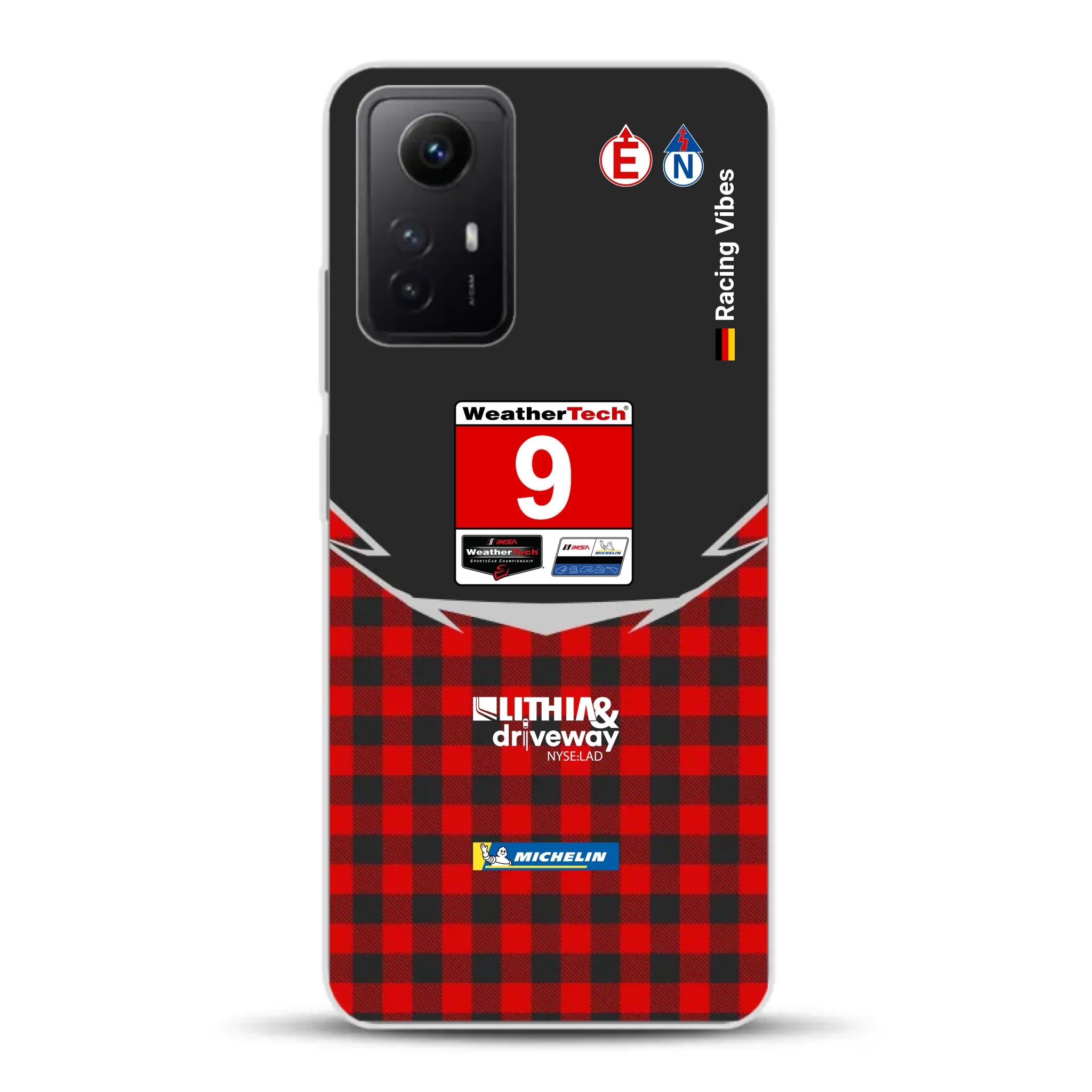 Pfaff Lamborghini Temerario GT3 IMSA 2026 Livery - Custodia per cellulare personalizzata per Xiaomi