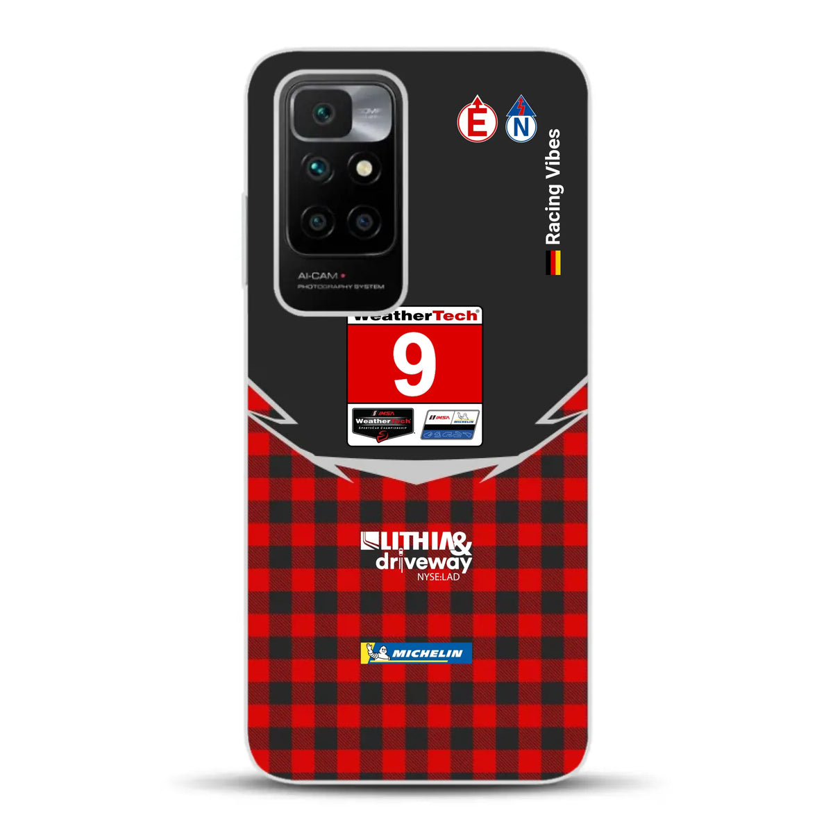 Pfaff Lamborghini Temerario GT3 IMSA 2026 Livery - Custodia per cellulare personalizzata per Xiaomi