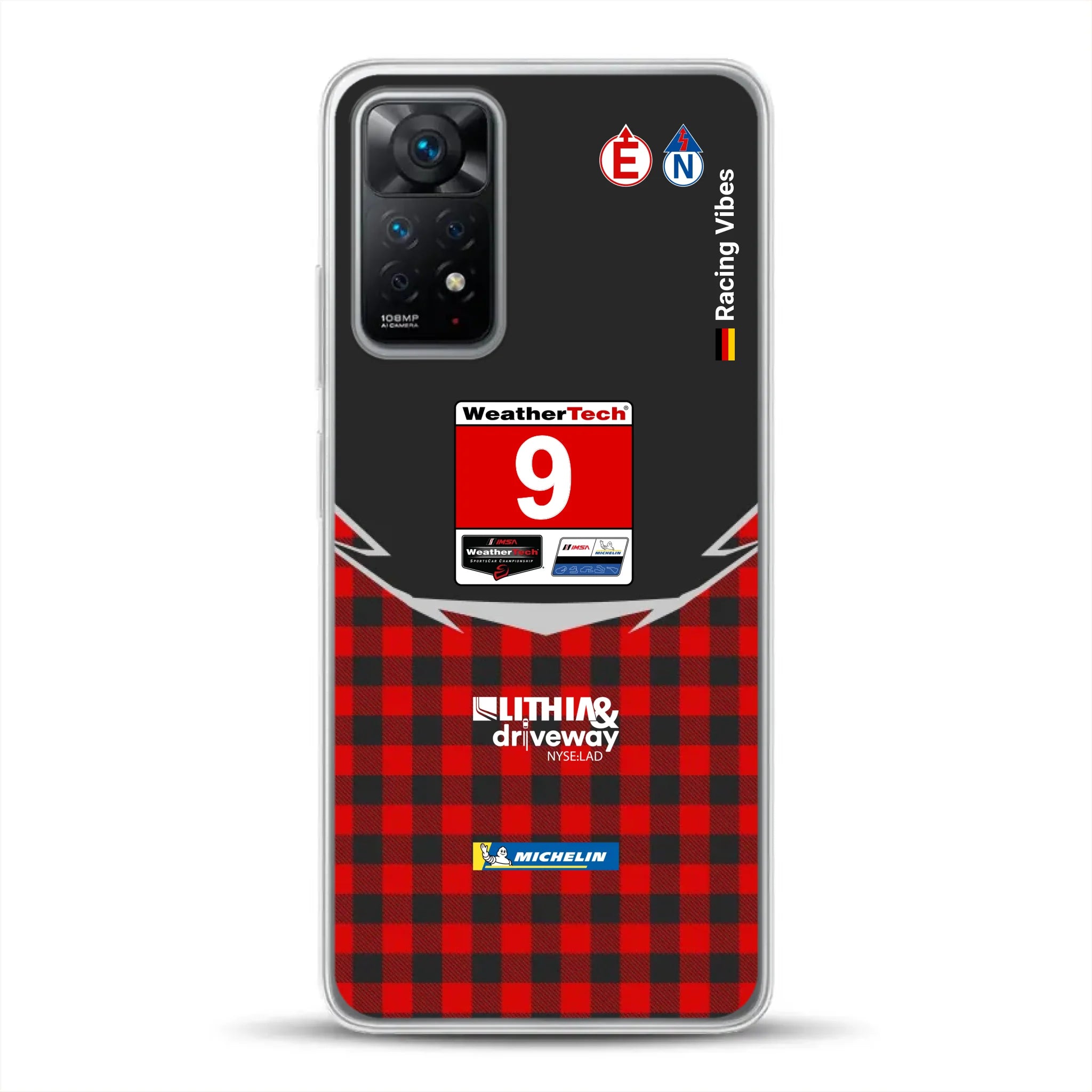 Pfaff Lamborghini Temerario GT3 IMSA 2026 Livery - Custodia per cellulare personalizzata per Xiaomi