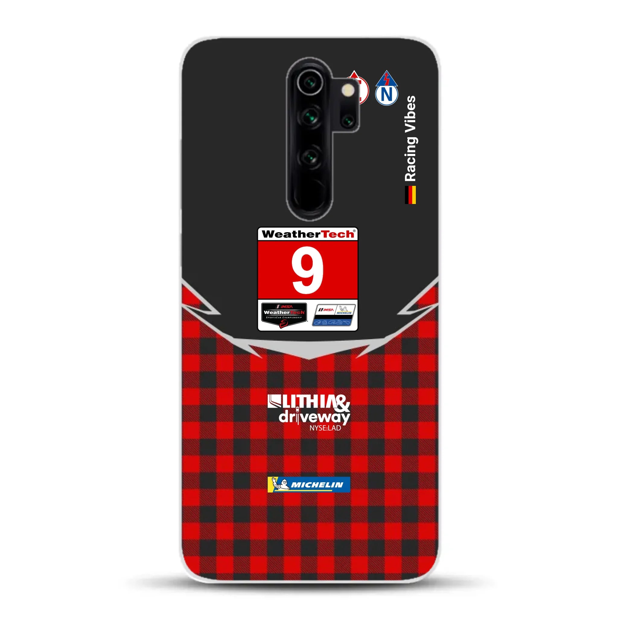 Pfaff Lamborghini Temerario GT3 IMSA 2026 Livery - Custodia per cellulare personalizzata per Xiaomi