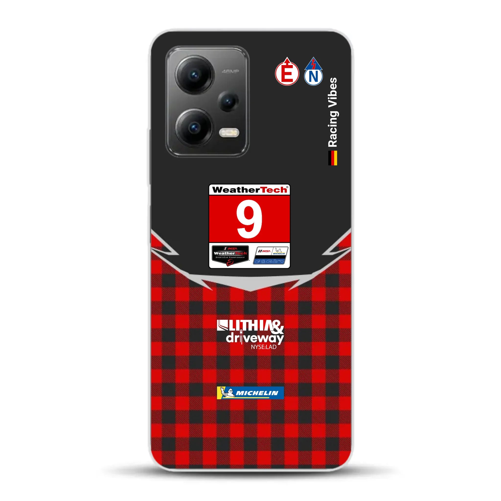 Pfaff Lamborghini Temerario GT3 IMSA 2026 Livery - Custodia per cellulare personalizzata per Xiaomi
