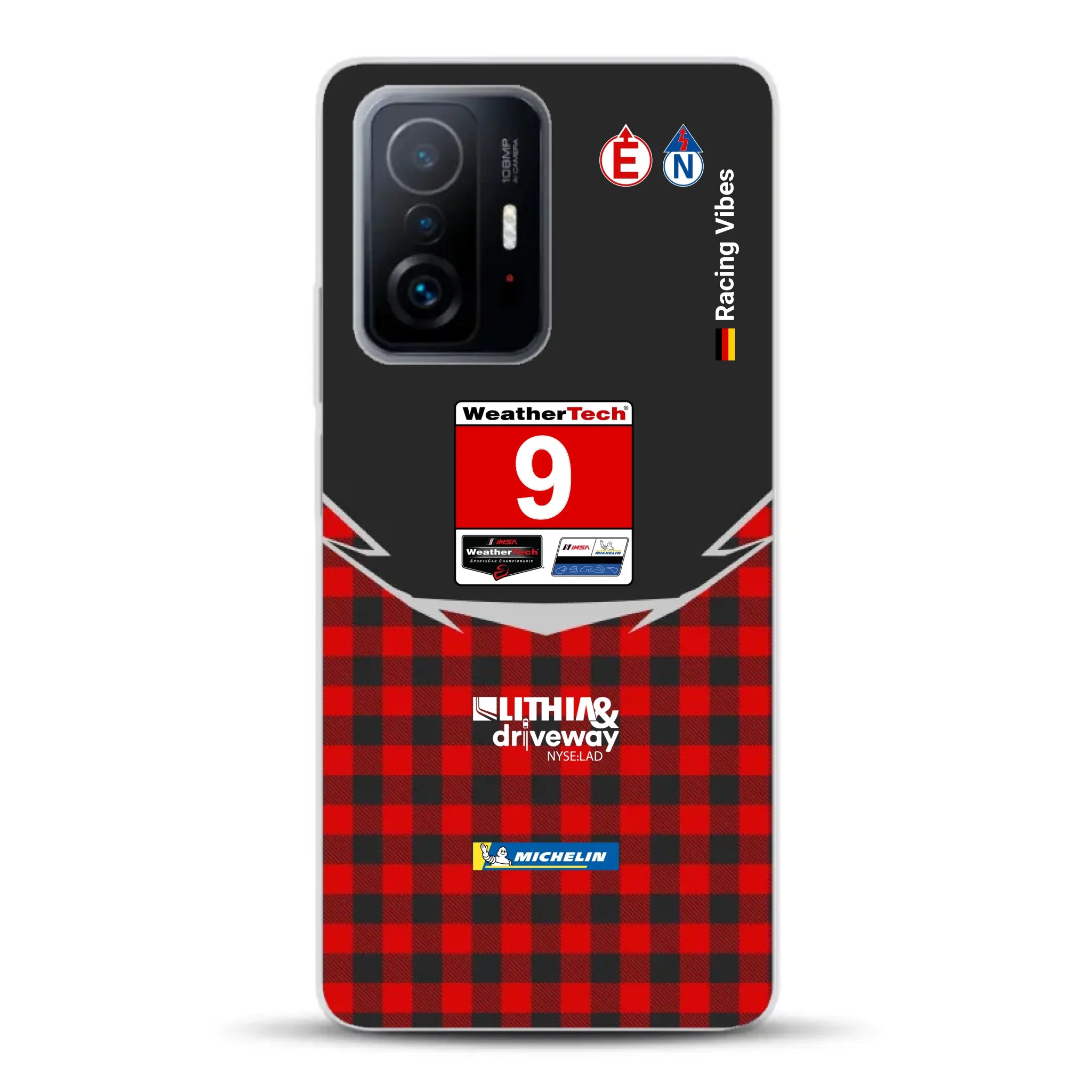 Pfaff Lamborghini Temerario GT3 IMSA 2026 Livery - Custodia per cellulare personalizzata per Xiaomi