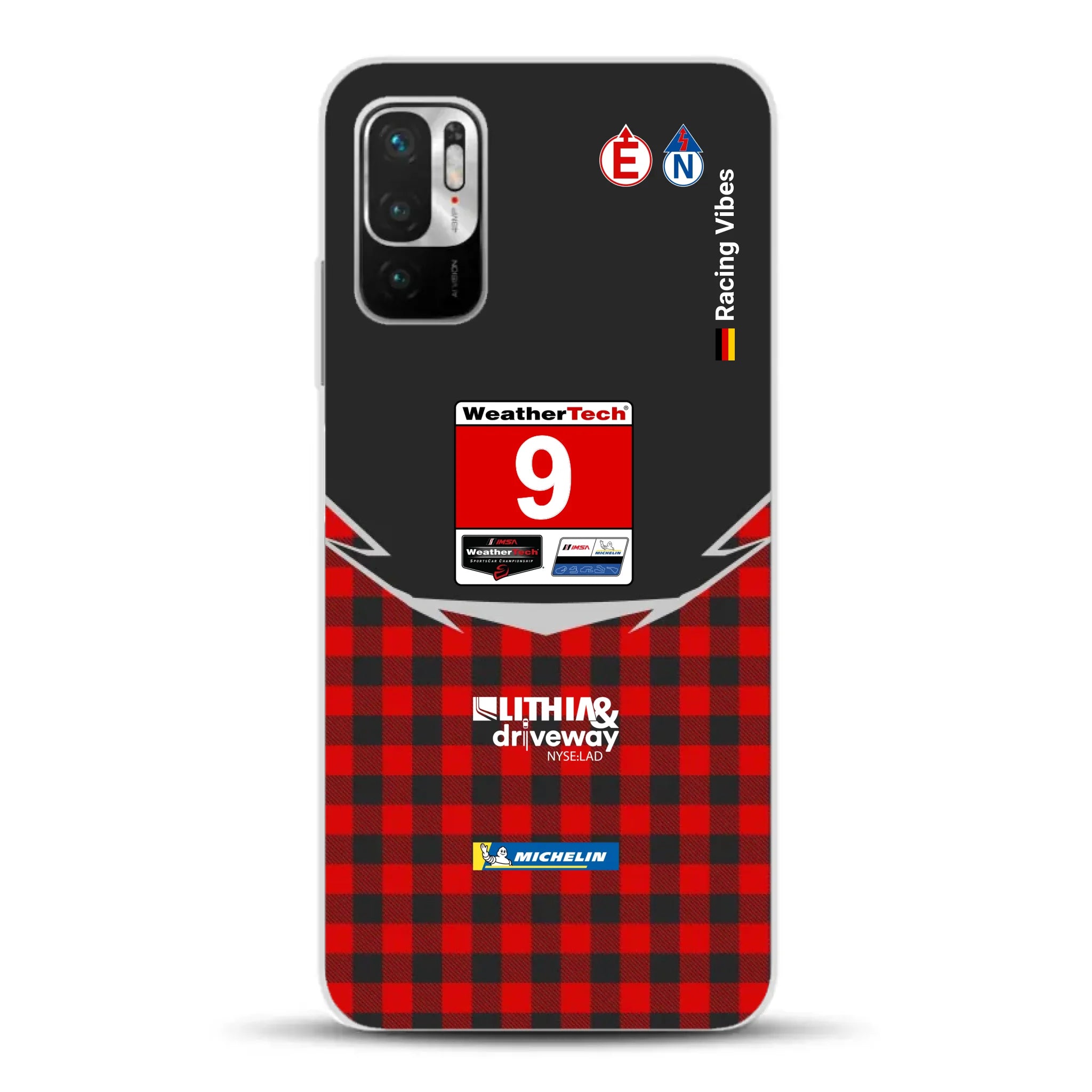 Pfaff Lamborghini Temerario GT3 IMSA 2026 Livery - Custodia per cellulare personalizzata per Xiaomi
