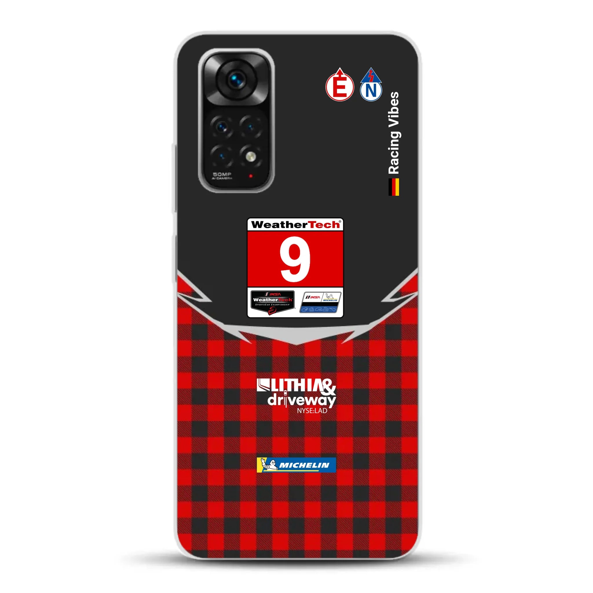 Pfaff Lamborghini Temerario GT3 IMSA 2026 Livery - Custodia per cellulare personalizzata per Xiaomi