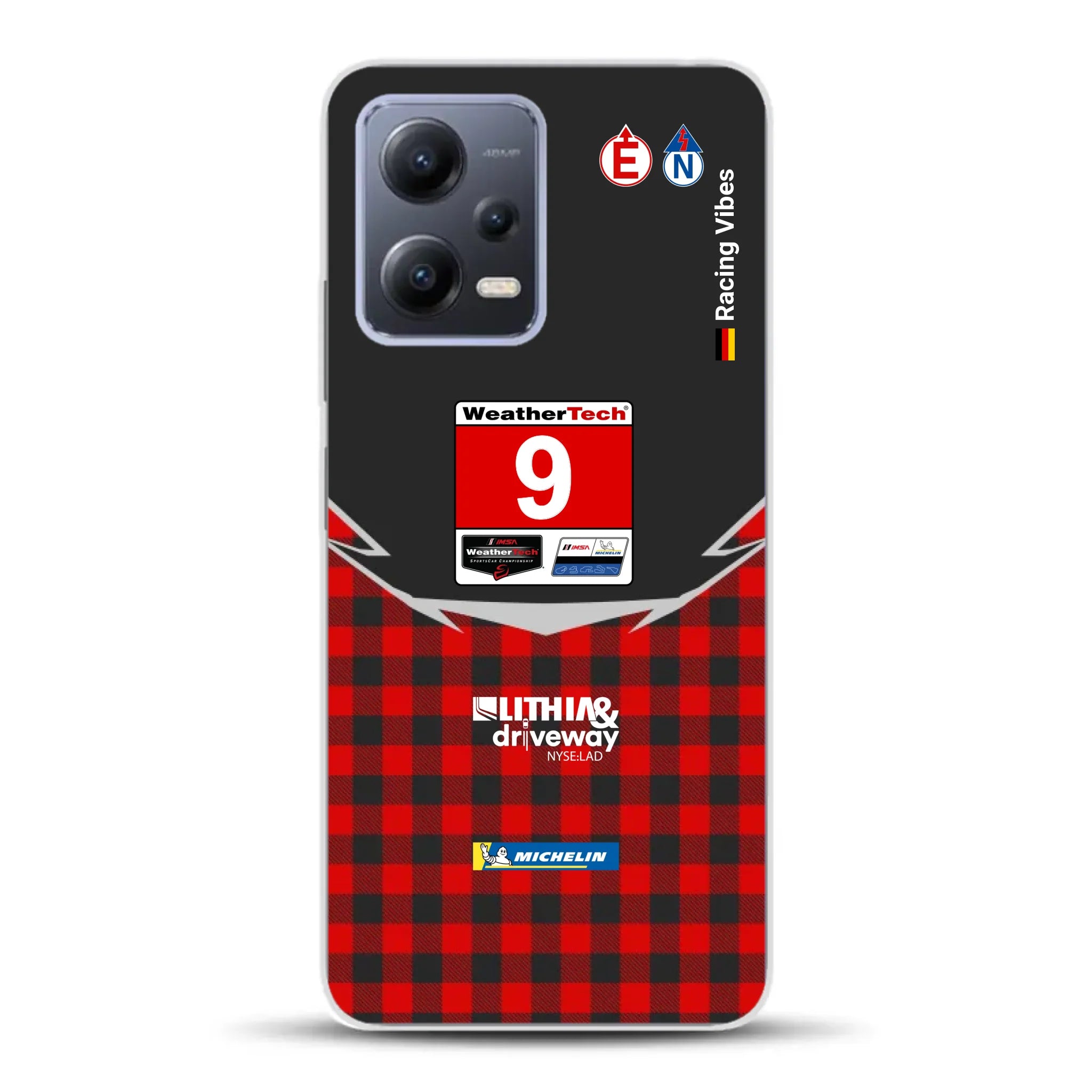 Pfaff Lamborghini Temerario GT3 IMSA 2026 Livery - Custodia per cellulare personalizzata per Xiaomi
