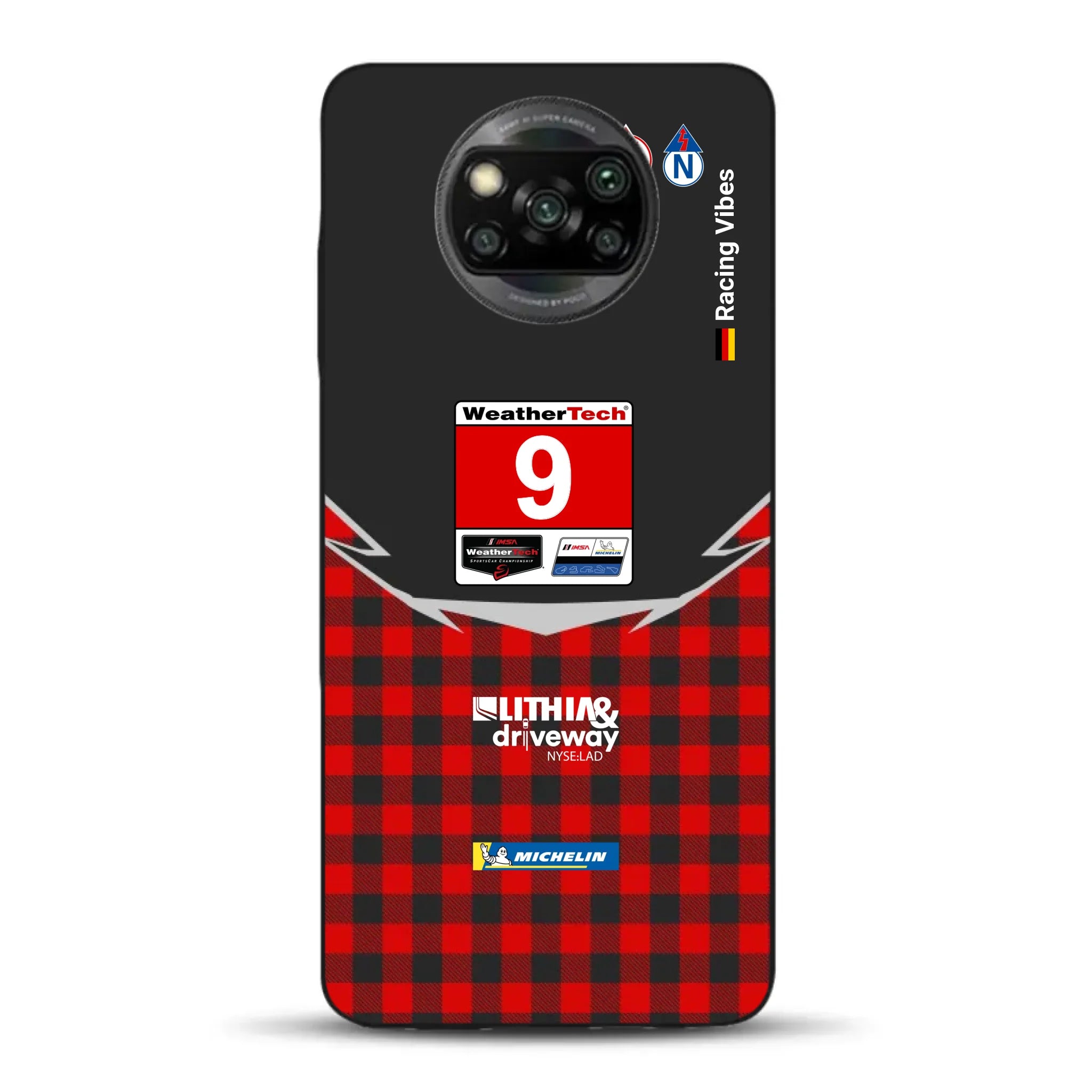 Pfaff Lamborghini Temerario GT3 IMSA 2026 Livery - Custodia per cellulare personalizzata per Xiaomi