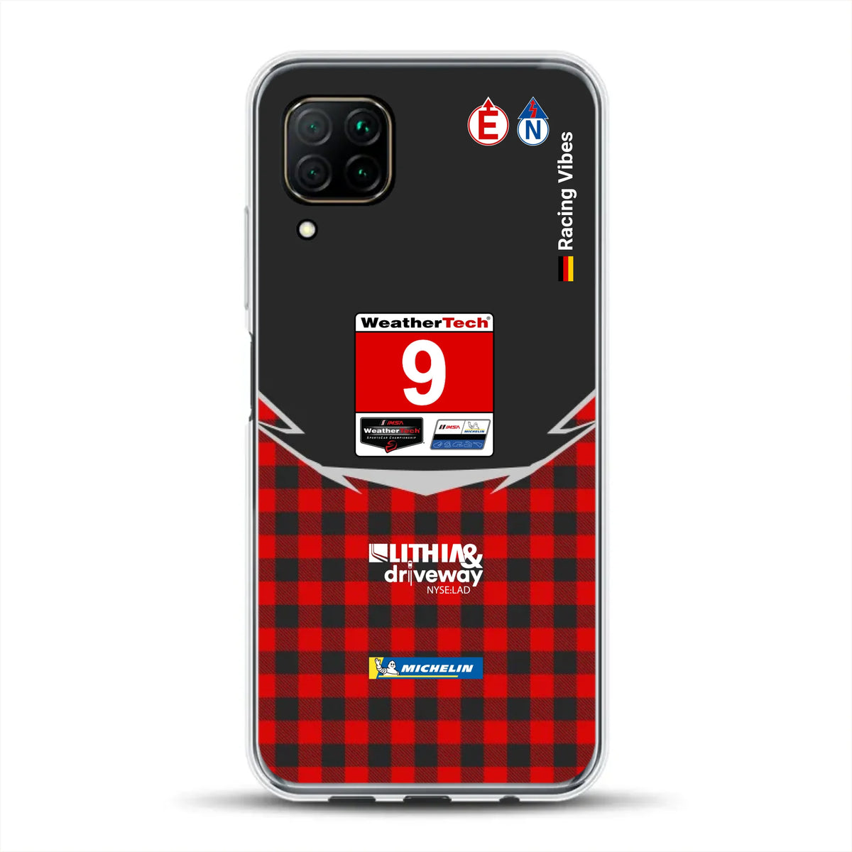 Pfaff Lamborghini Temerario GT3 IMSA 2026 Livery - Custodia per cellulare personalizzata per Huawei