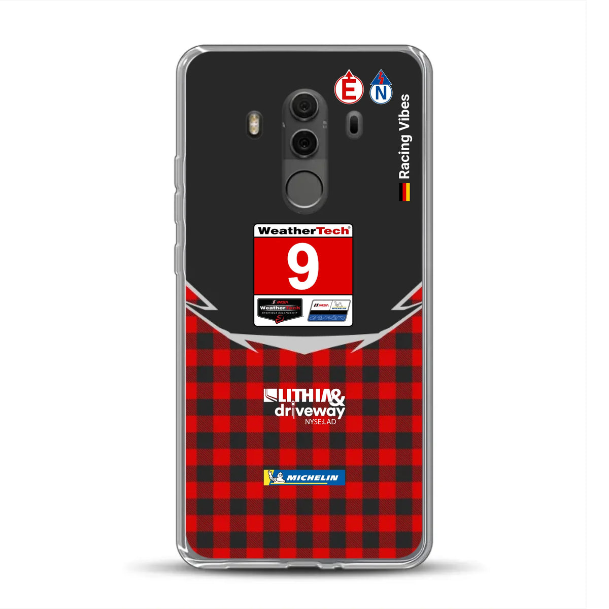 Pfaff Lamborghini Temerario GT3 IMSA 2026 Livery - Custodia per cellulare personalizzata per Huawei