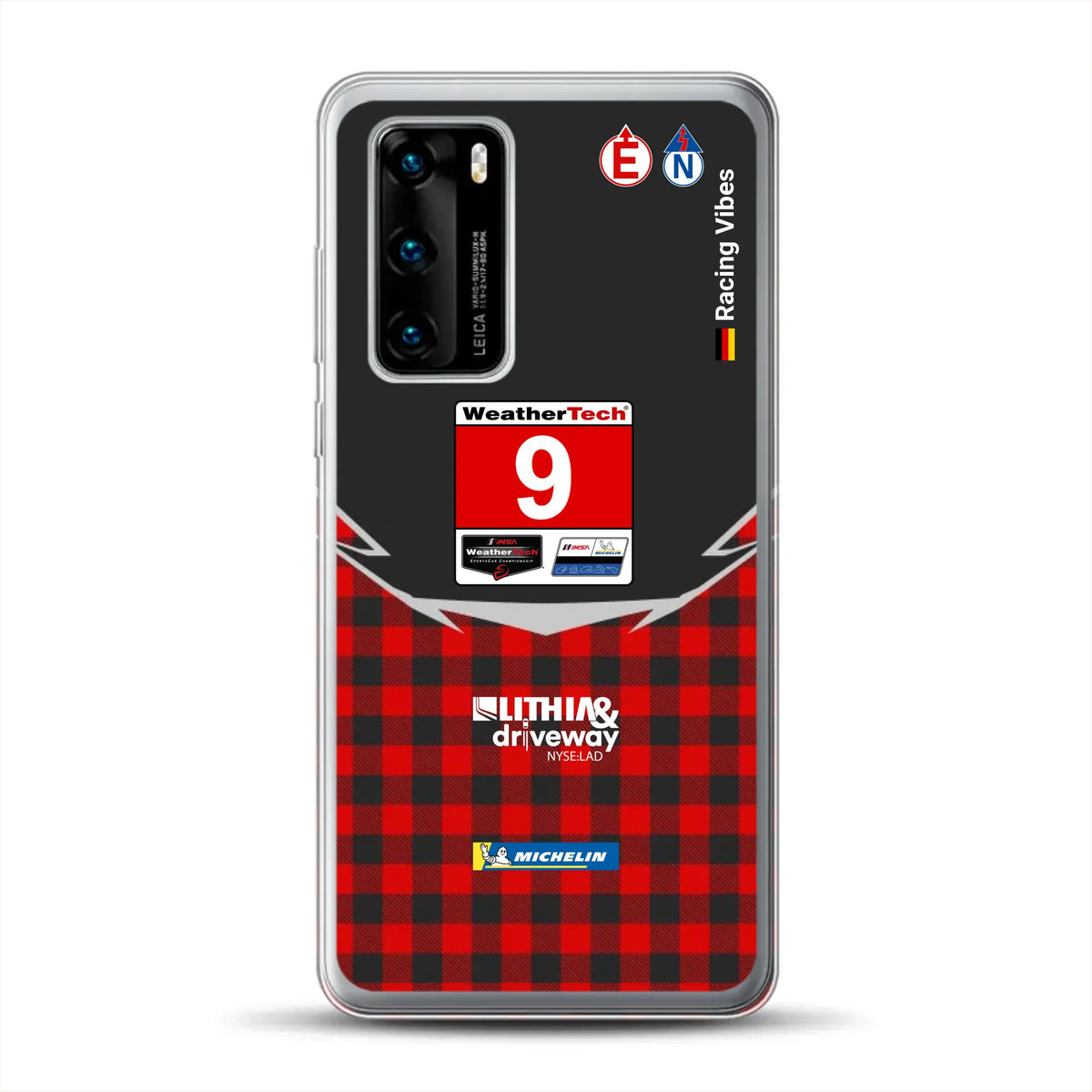Pfaff Lamborghini Temerario GT3 IMSA 2026 Livery - Custodia per cellulare personalizzata per Huawei