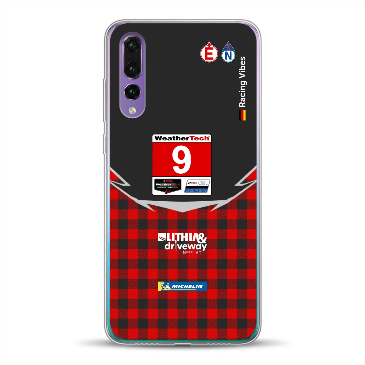 Pfaff Lamborghini Temerario GT3 IMSA 2026 Livery - Custodia per cellulare personalizzata per Huawei