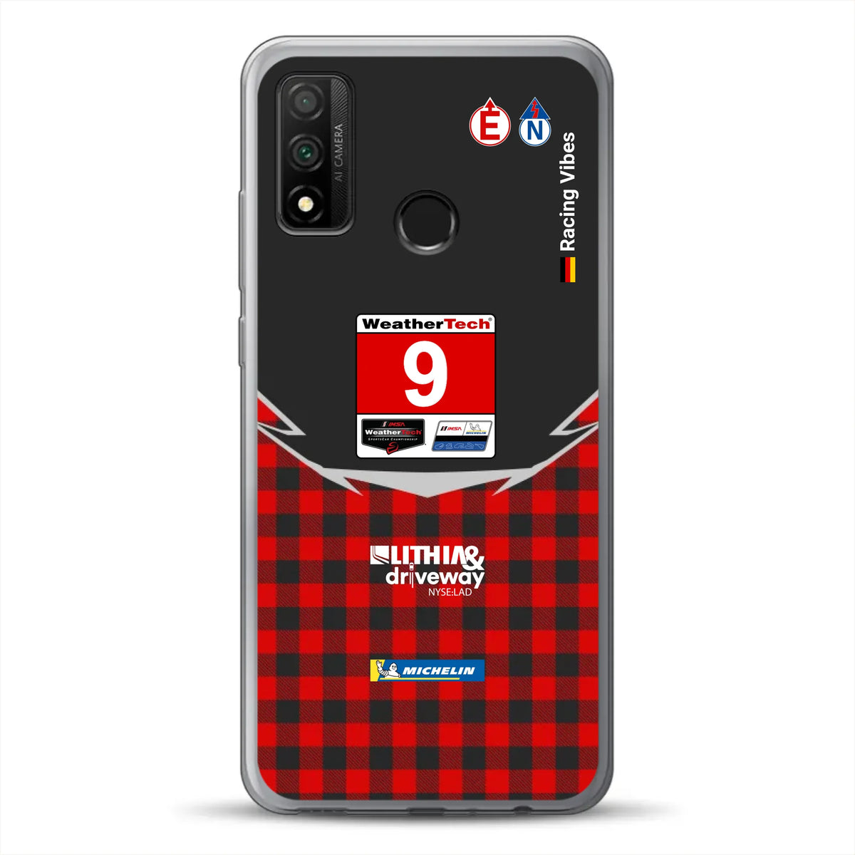 Pfaff Lamborghini Temerario GT3 IMSA 2026 Livery - Custodia per cellulare personalizzata per Huawei