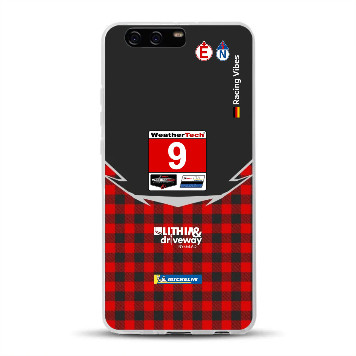 Pfaff Lamborghini Temerario GT3 IMSA 2026 Livery - Custodia per cellulare personalizzata per Huawei