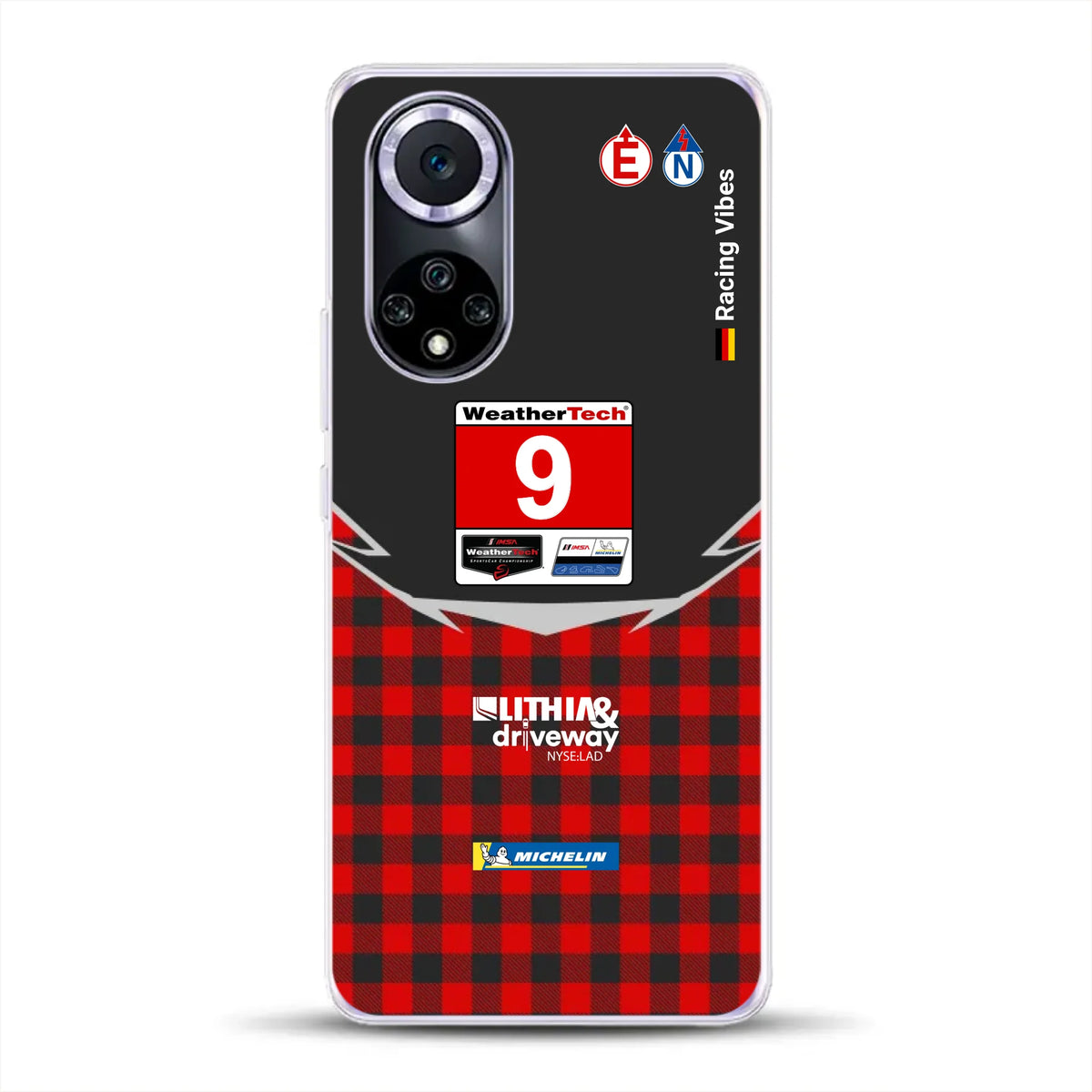 Pfaff Lamborghini Temerario GT3 IMSA 2026 Livery - Custodia per cellulare personalizzata per Huawei