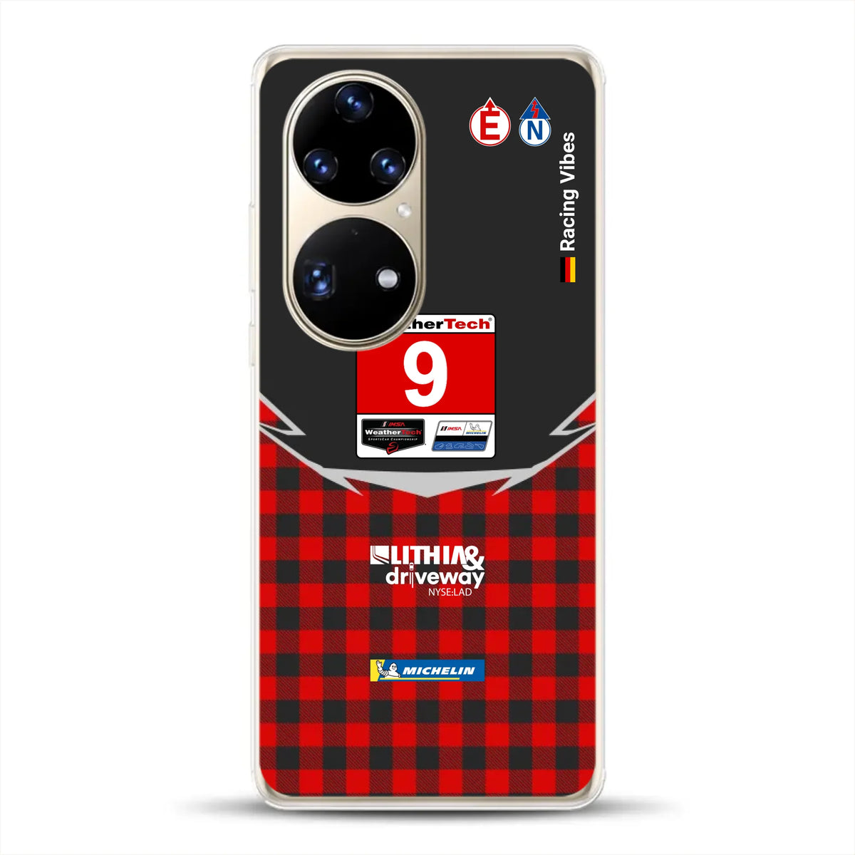 Pfaff Lamborghini Temerario GT3 IMSA 2026 Livery - Custodia per cellulare personalizzata per Huawei