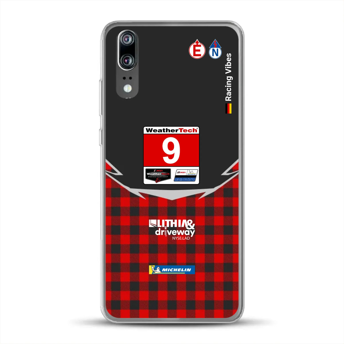 Pfaff Lamborghini Temerario GT3 IMSA 2026 Livery - Custodia per cellulare personalizzata per Huawei