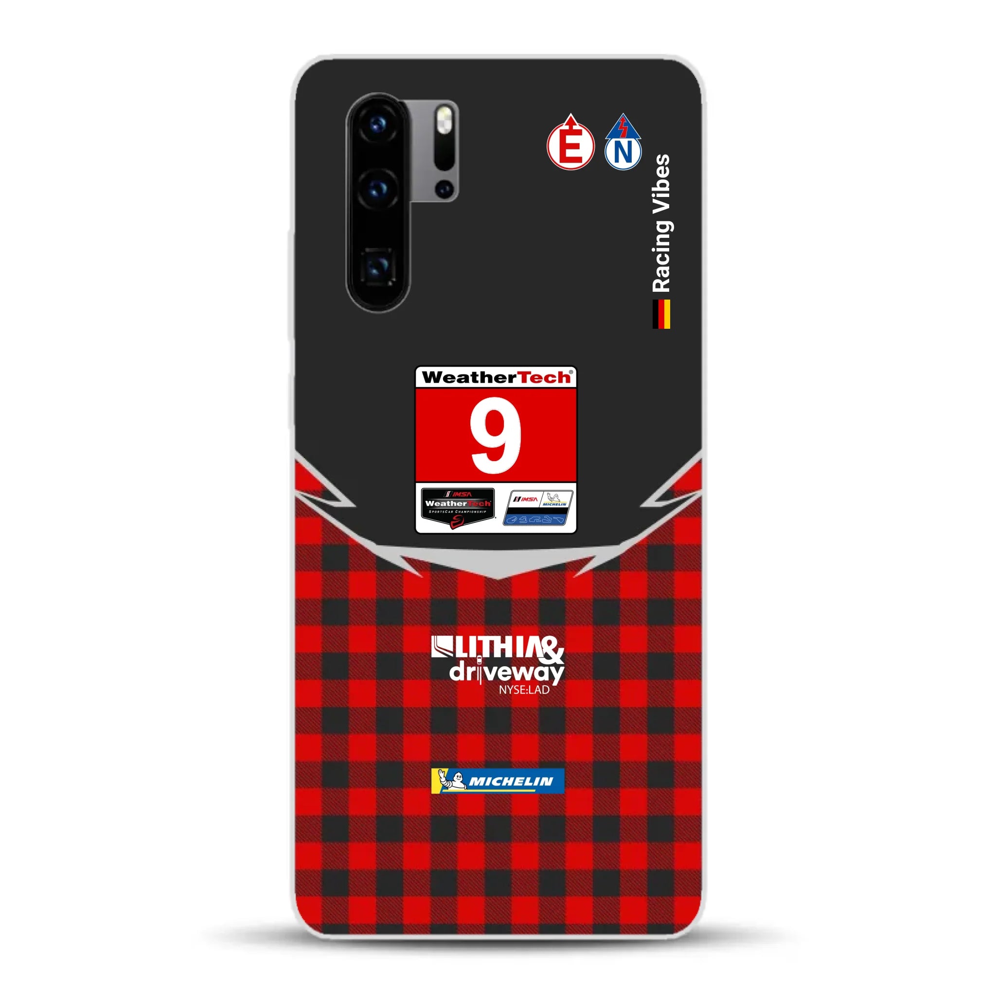 Pfaff Lamborghini Temerario GT3 IMSA 2026 Livery - Custodia per cellulare personalizzata per Huawei