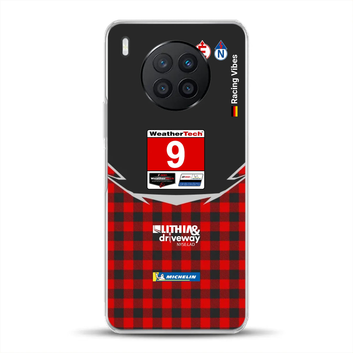 Pfaff Lamborghini Temerario GT3 IMSA 2026 Livery - Custodia per cellulare personalizzata per Huawei