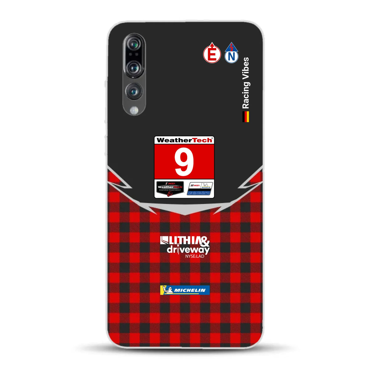 Pfaff Lamborghini Temerario GT3 IMSA 2026 Livery - Custodia per cellulare personalizzata per Huawei