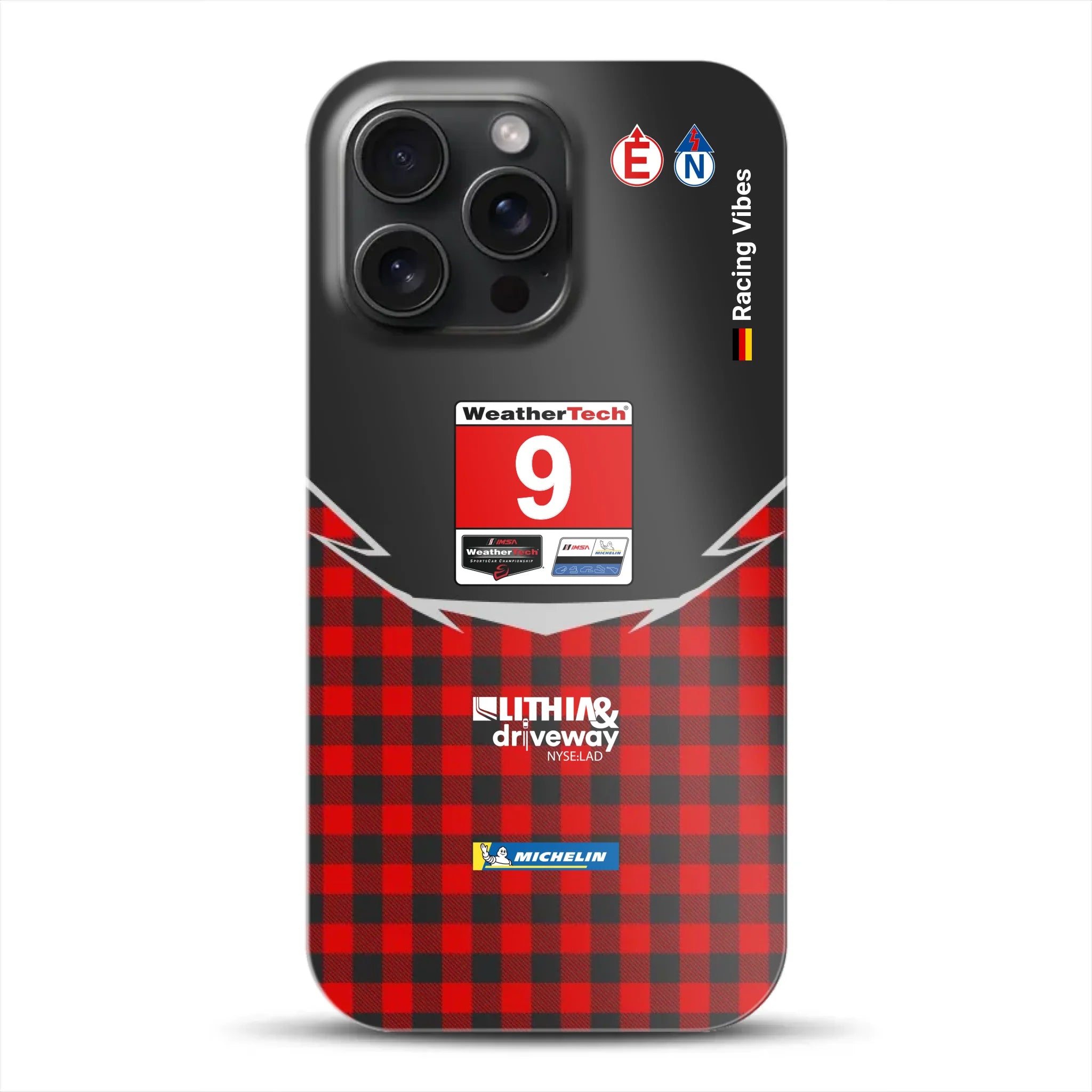 Pfaff Lamborghini Temerario GT3 IMSA 2026 Livery - Personnalisé Premium Case pour iPhone