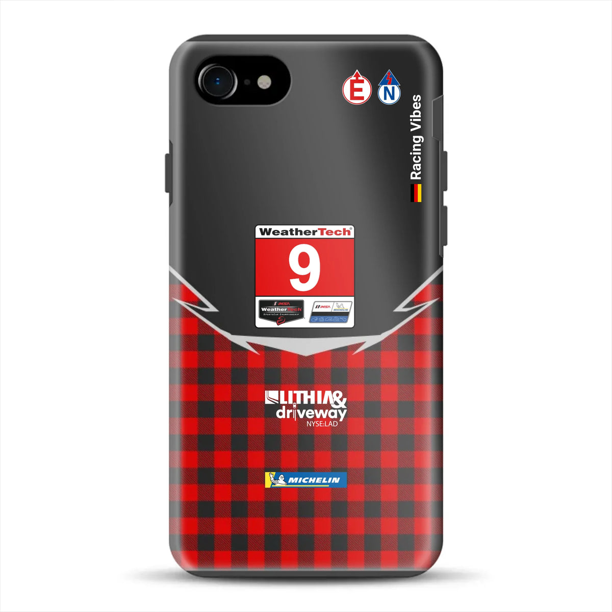 Pfaff Lamborghini Temerario GT3 IMSA 2026 Livery - Custodia premium personalizzata per iPhone