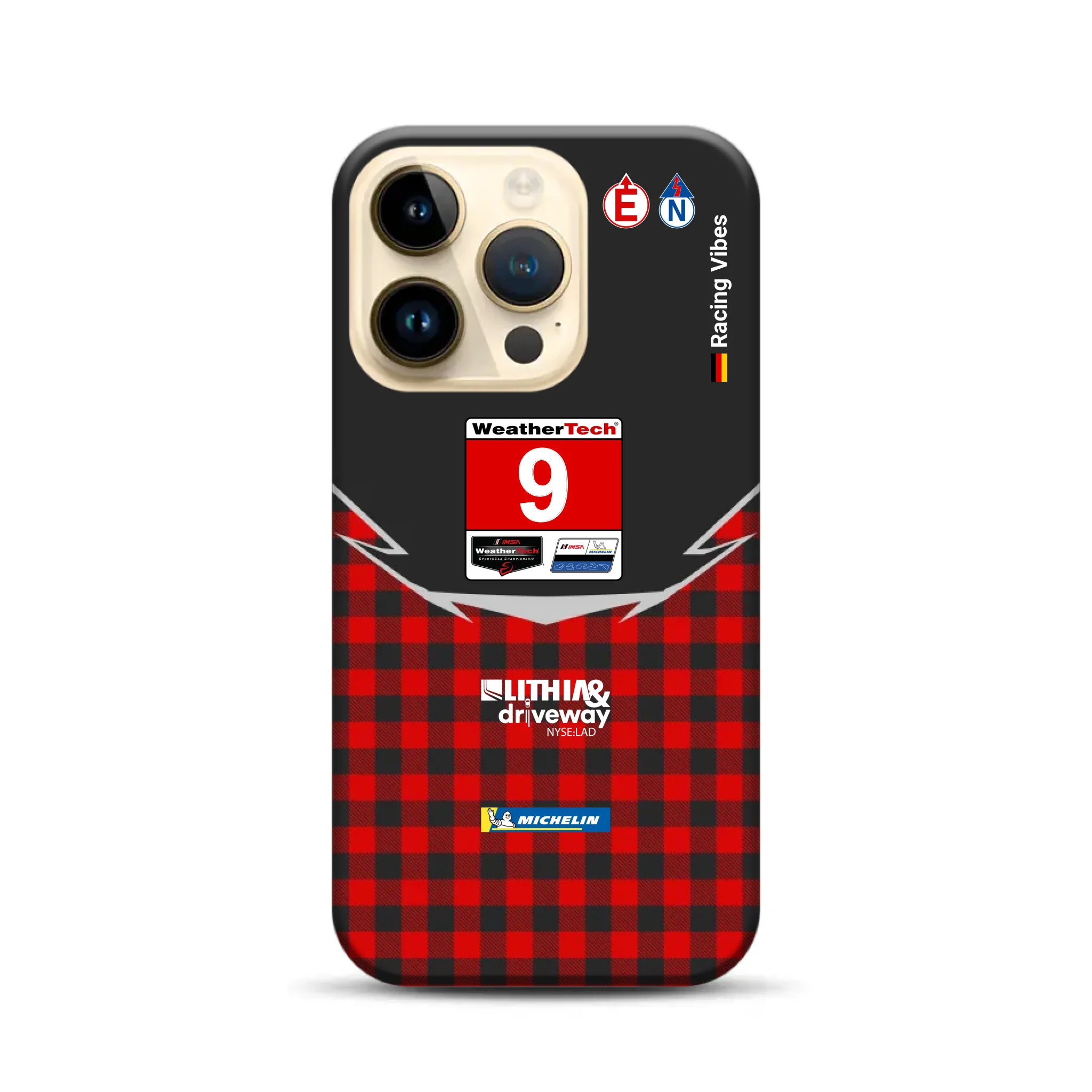 Pfaff Lamborghini Temerario GT3 IMSA 2026 Livery - Personnalisé Premium Case pour iPhone