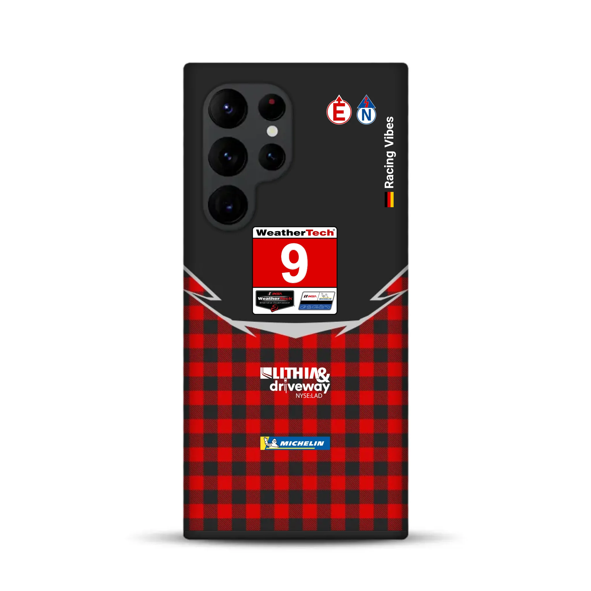 Pfaff Lamborghini Temerario GT3 IMSA 2026 Livery - Individuelle Premium Hülle für Samsung