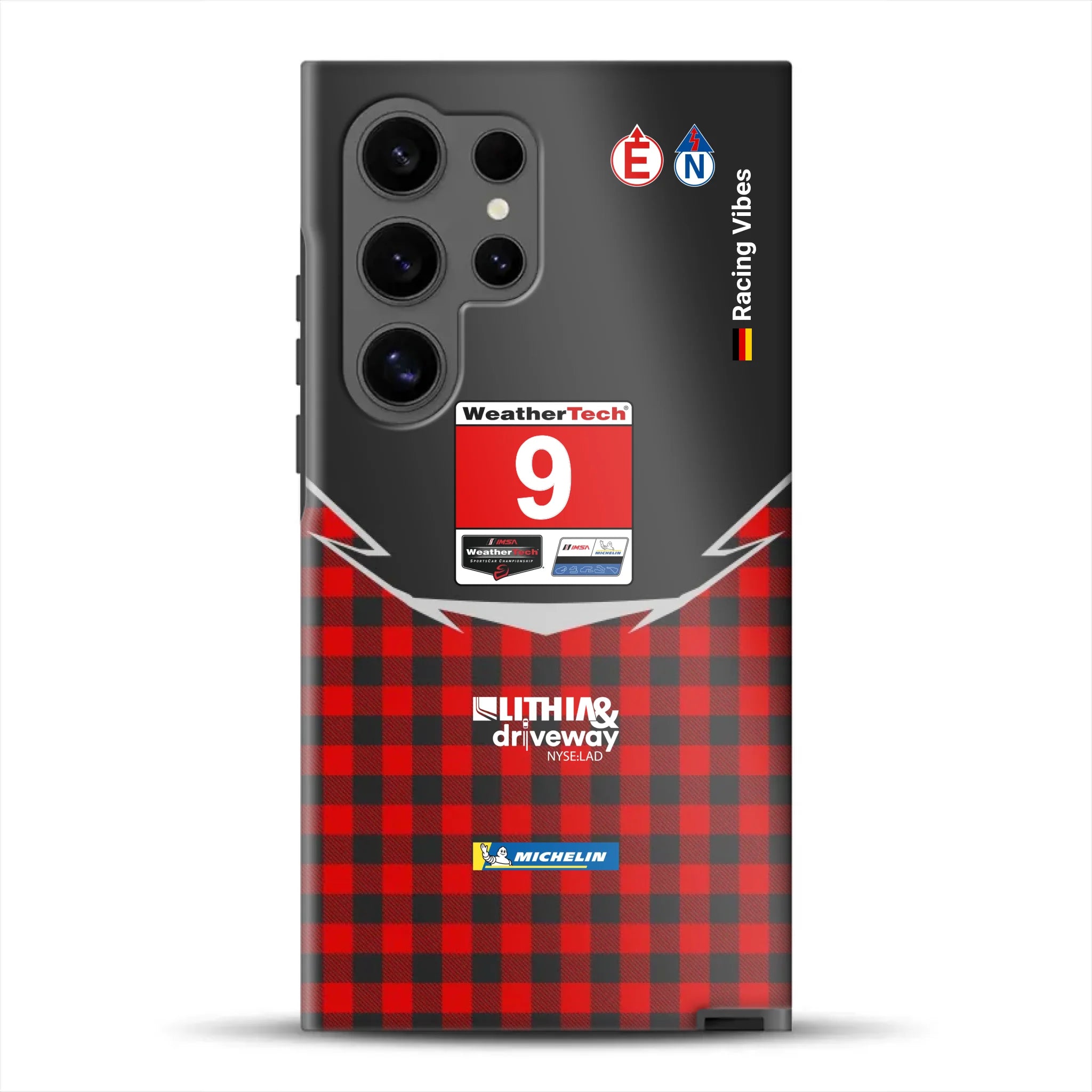 Pfaff Lamborghini Temerario GT3 IMSA 2026 Livery - Individuelle Premium Hülle für Samsung