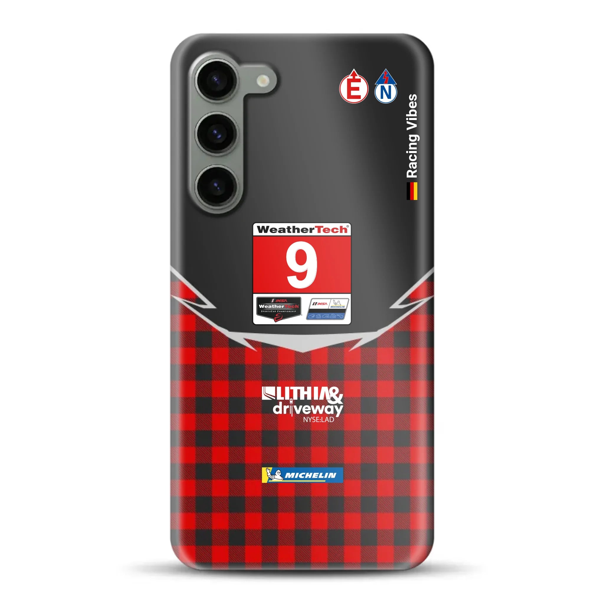Pfaff Lamborghini Temerario GT3 IMSA 2026 Livery - Individuelle Hardcase Hülle für Samsung
