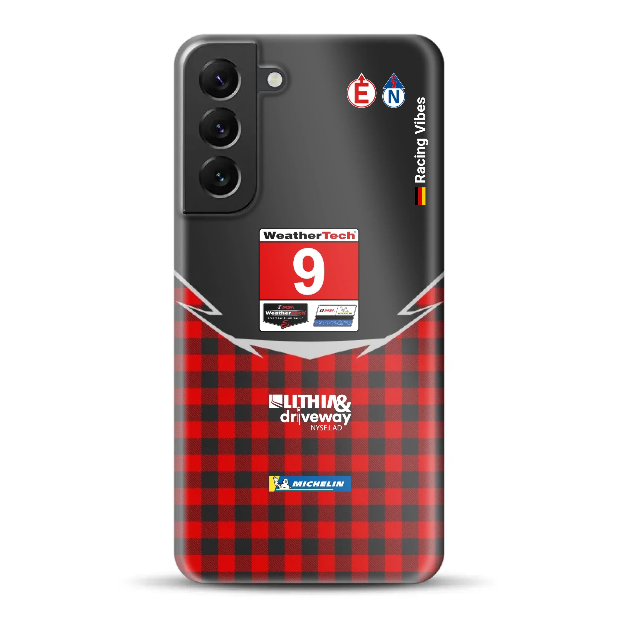 Pfaff Lamborghini Temerario GT3 IMSA 2026 Livery - Individuelle Hardcase Hülle für Samsung