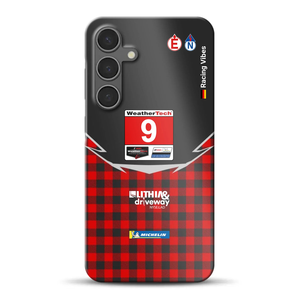 Pfaff Lamborghini Temerario GT3 IMSA 2026 Livery - Individuelle Hardcase Hülle für Samsung
