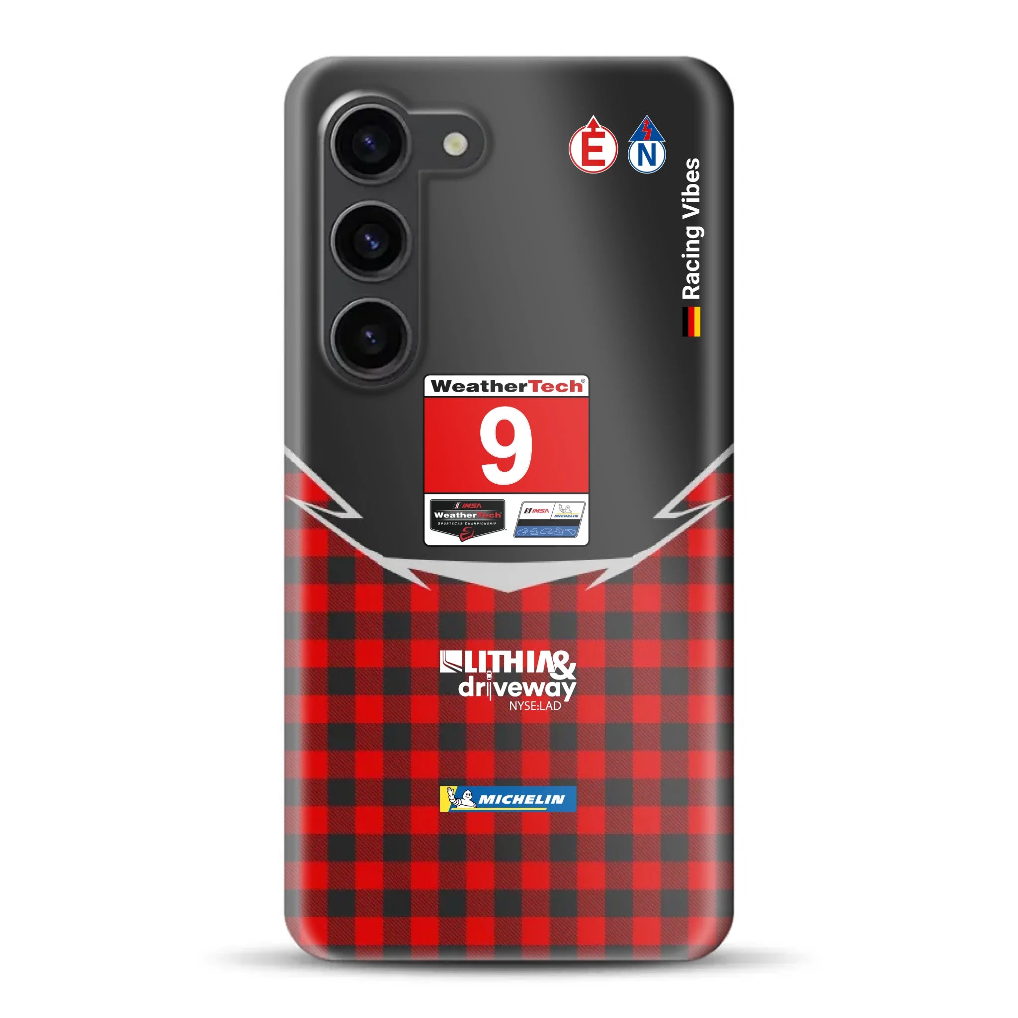 Pfaff Lamborghini Temerario GT3 IMSA 2026 Livery - Individuelle Hardcase Hülle für Samsung