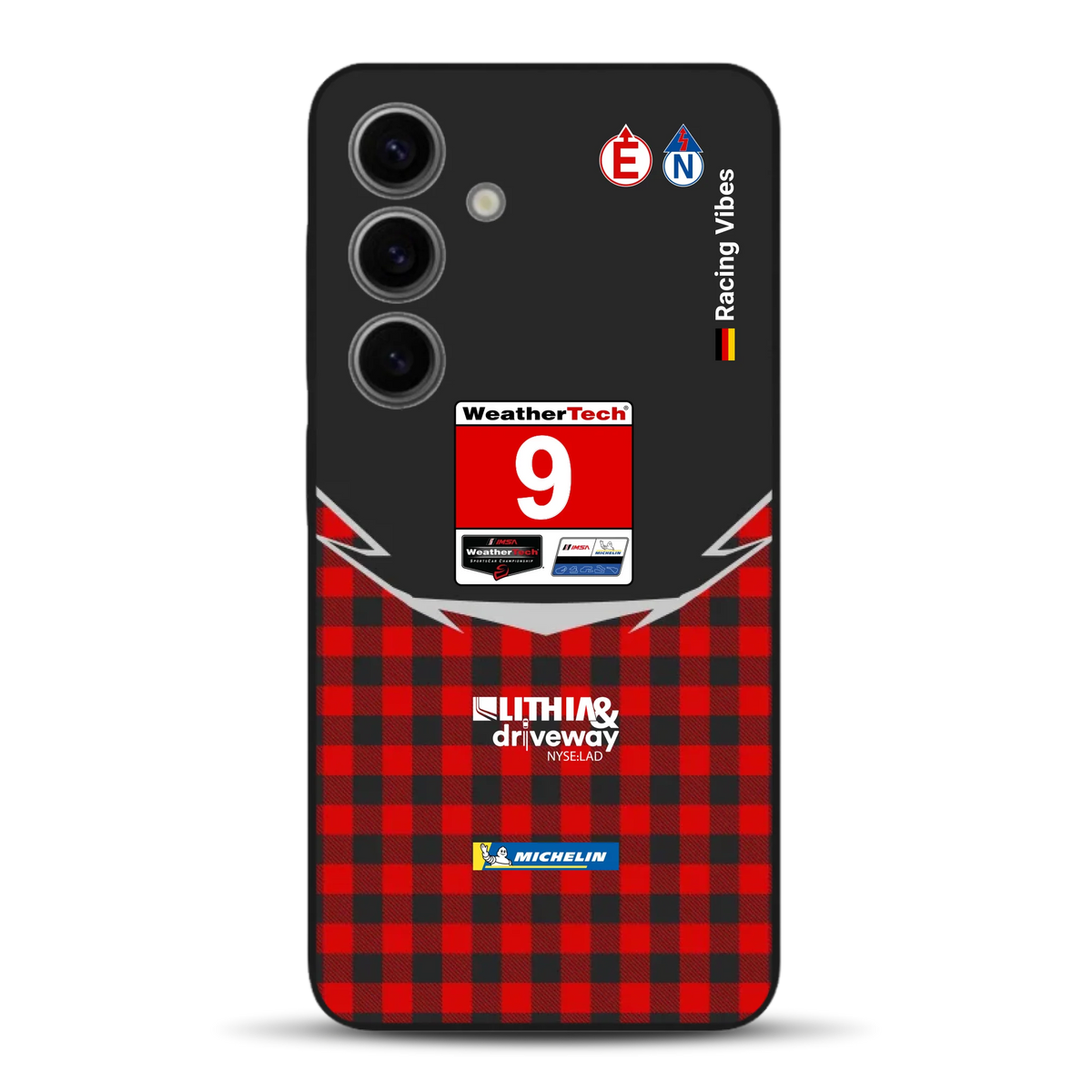 Pfaff Lamborghini Temerario GT3 IMSA 2026 Livery - Custodia per cellulare personalizzata per Samsung