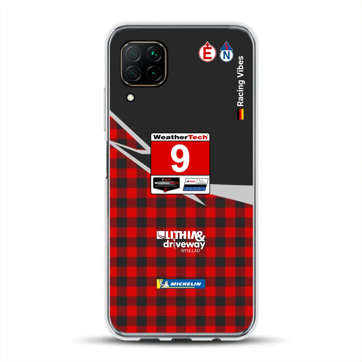 Pfaff Lamborghini Temerario GT3 IMSA 2026 Livery - Custodia per cellulare personalizzata per Huawei