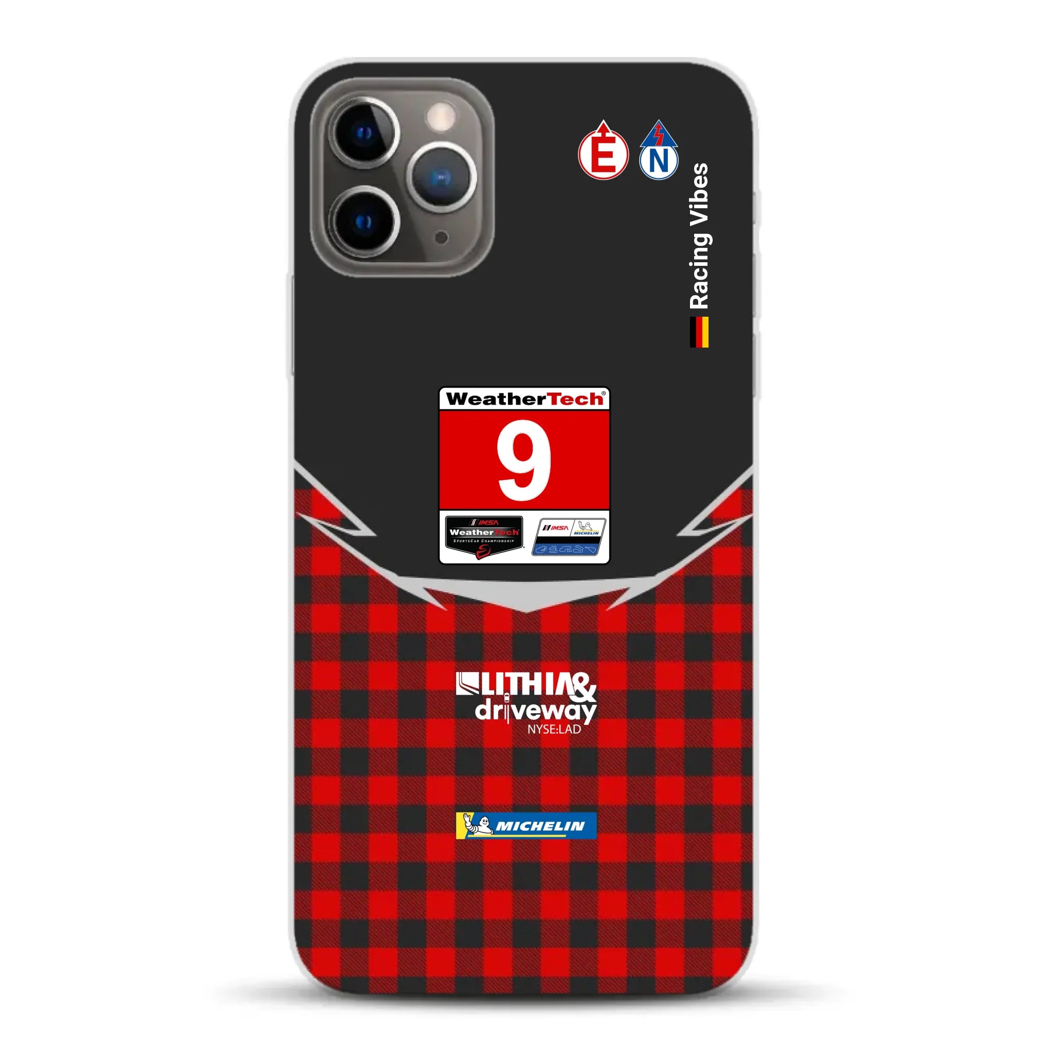 Pfaff Lamborghini Temerario GT3 IMSA 2026 Livery - Custodia per cellulare personalizzata per iPhone