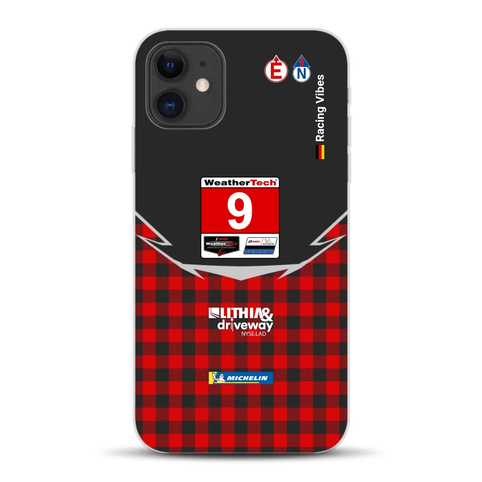 Pfaff Lamborghini Temerario GT3 IMSA 2026 Livery - Custodia per cellulare personalizzata per iPhone