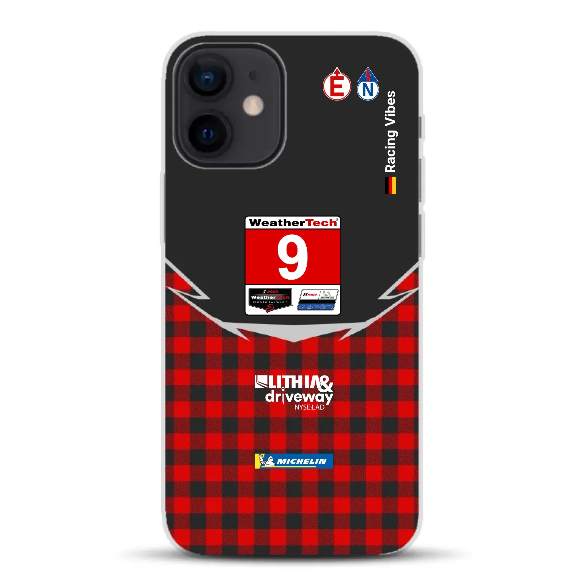 Pfaff Lamborghini Temerario GT3 IMSA 2026 Livery - Custodia per cellulare personalizzata per iPhone