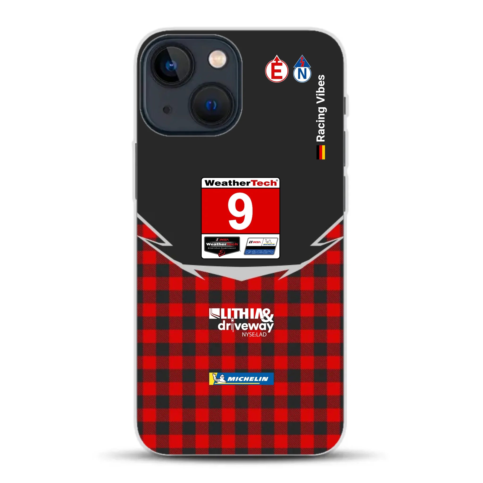 Pfaff Lamborghini Temerario GT3 IMSA 2026 Livery - Custodia per cellulare personalizzata per iPhone