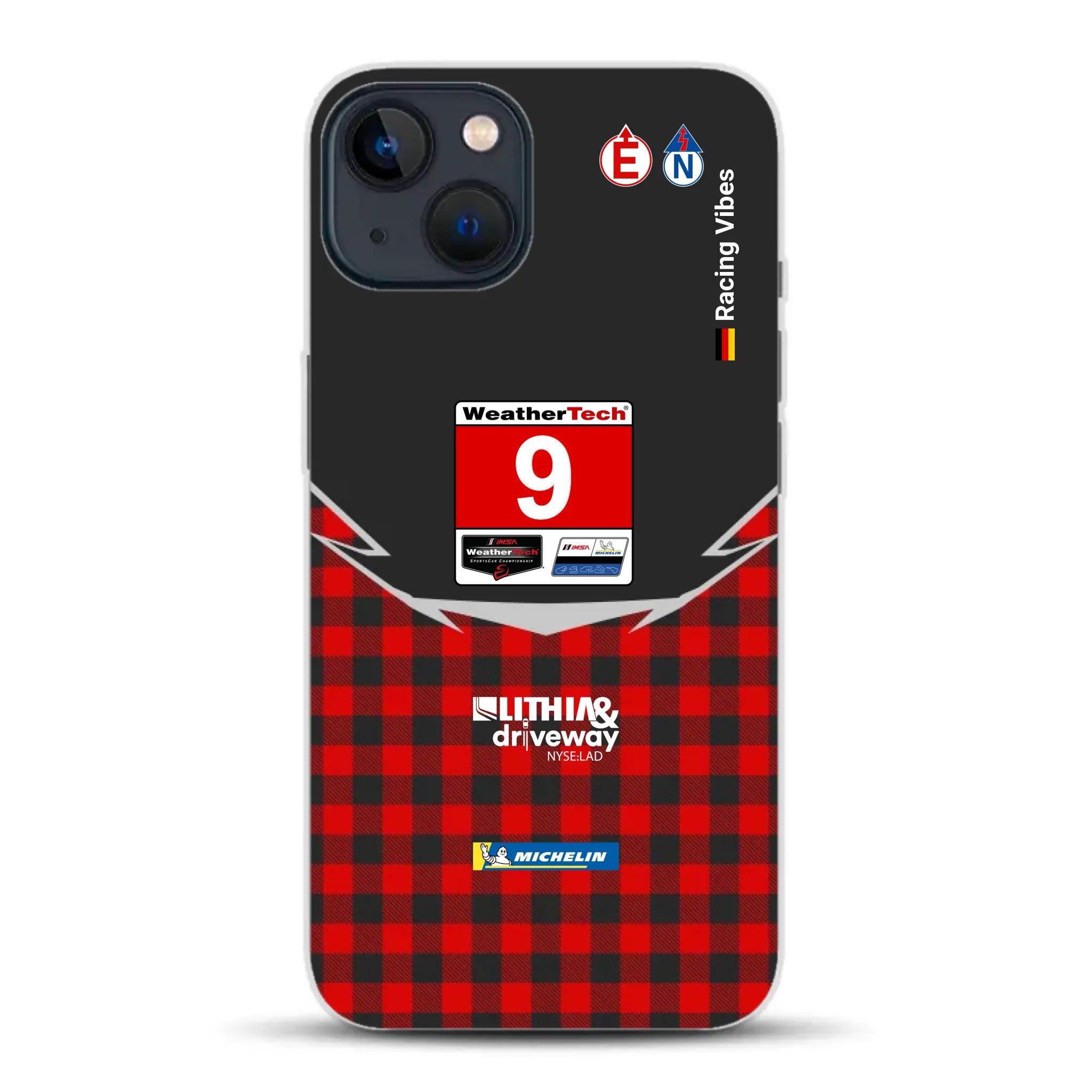 Pfaff Lamborghini Temerario GT3 IMSA 2026 Livery - Custodia per cellulare personalizzata per iPhone