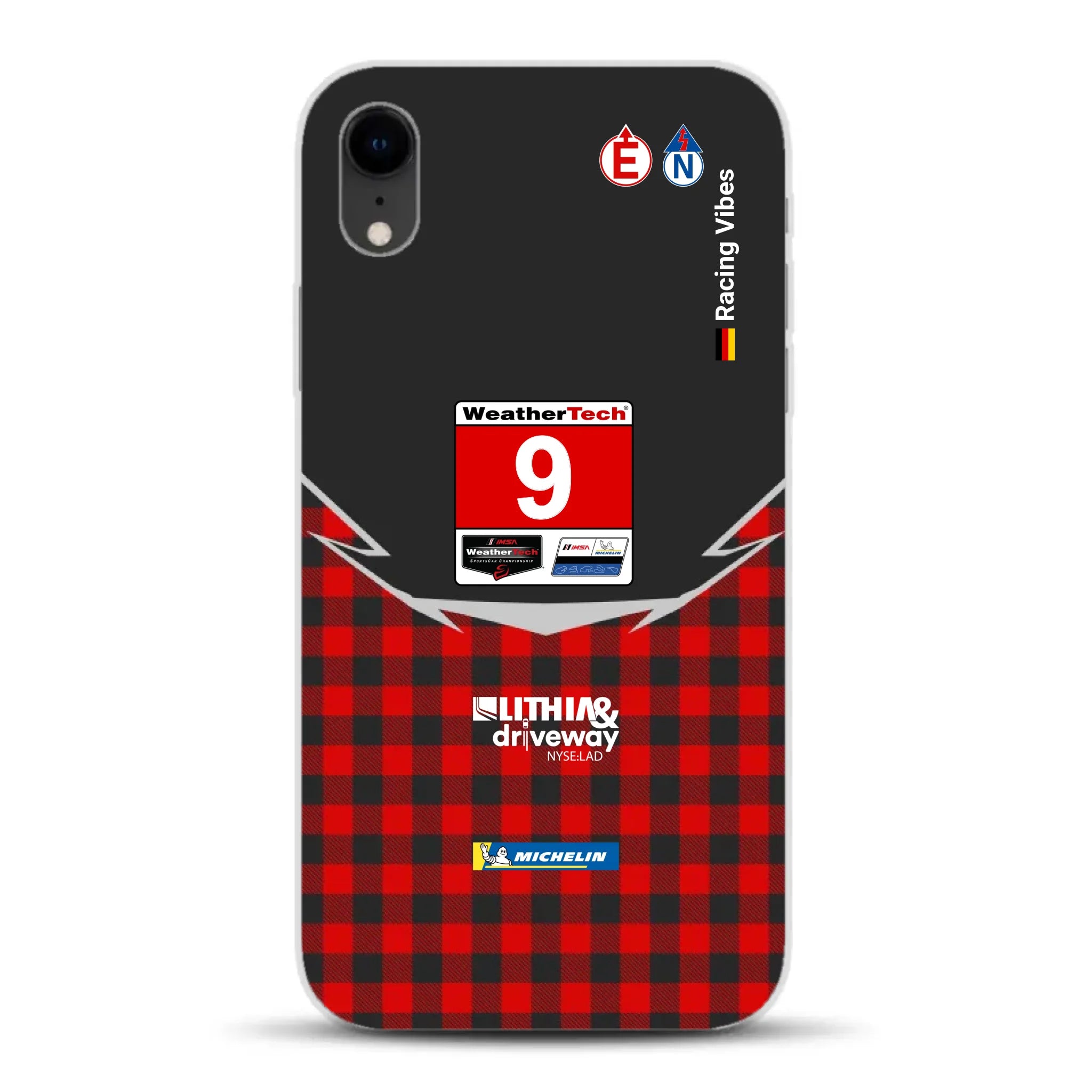 Pfaff Lamborghini Temerario GT3 IMSA 2026 Livery - Custodia per cellulare personalizzata per iPhone