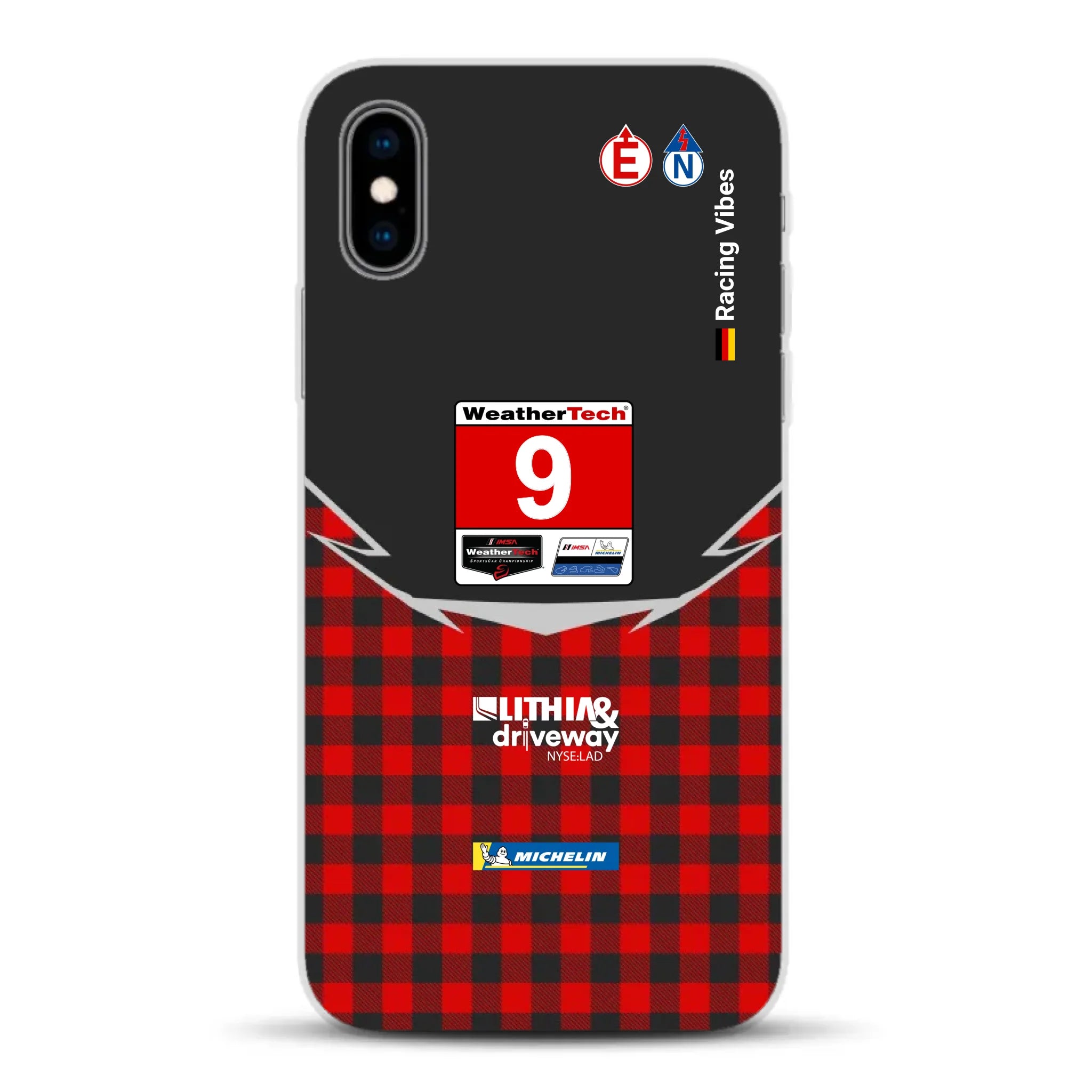 Pfaff Lamborghini Temerario GT3 IMSA 2026 Livery - Custodia per cellulare personalizzata per iPhone