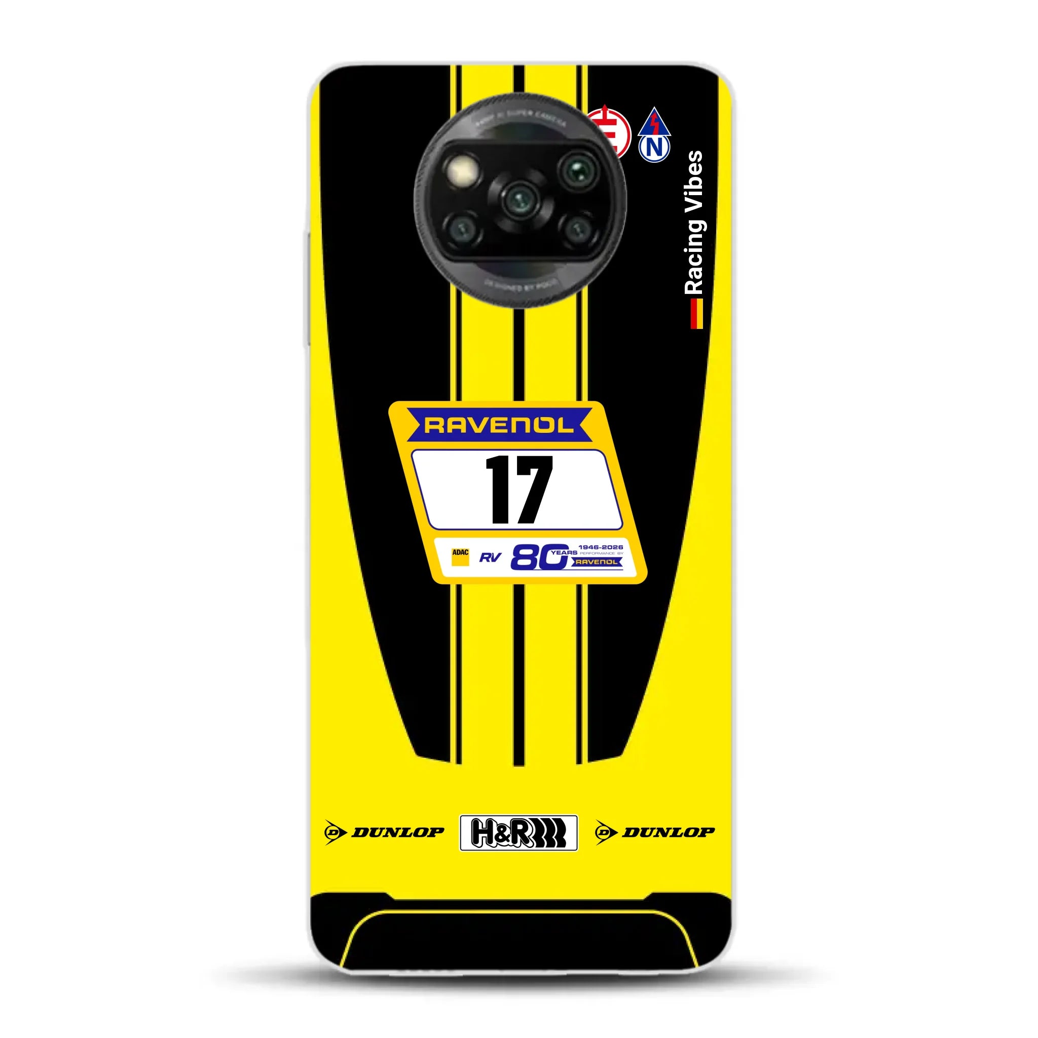 911 GT3 R #17 NLS & Nürburgring 24h 2026 Livery - Housse de téléphone portable personnalisée pour Xiaomi