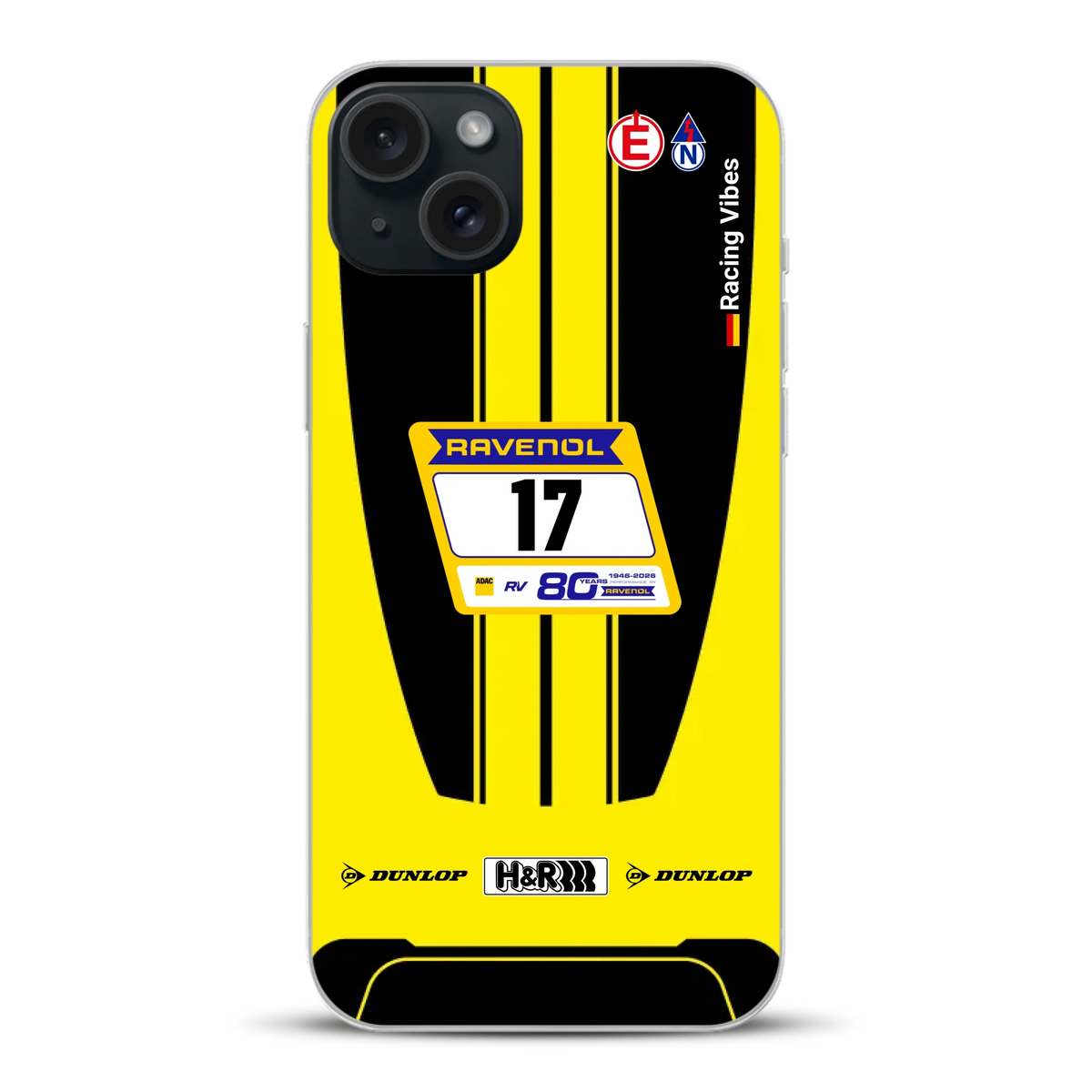 911 GT3 R #17 NLS & Nürburgring 24h 2026 Livery - Custodia per cellulare personalizzata per iPhone